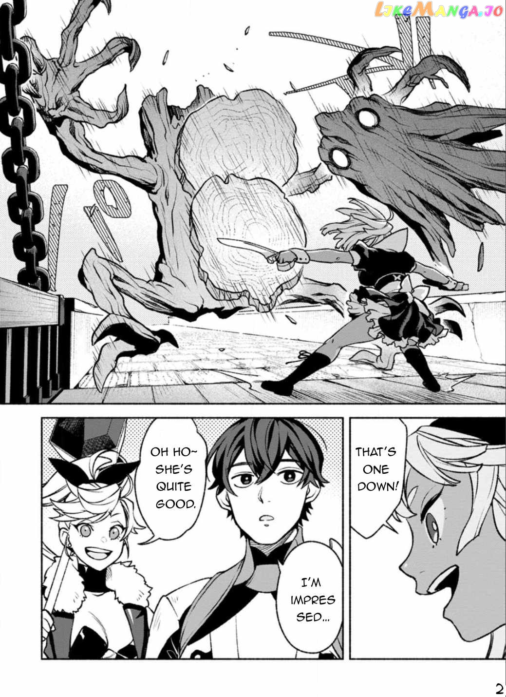 Sono Monban, Saikyou Nitsuki Tsuihou Sareta Bougyo Ryoku 9999 No Senshi, Outo No Monban Toshite Musou Suru chapter 23 - page 14