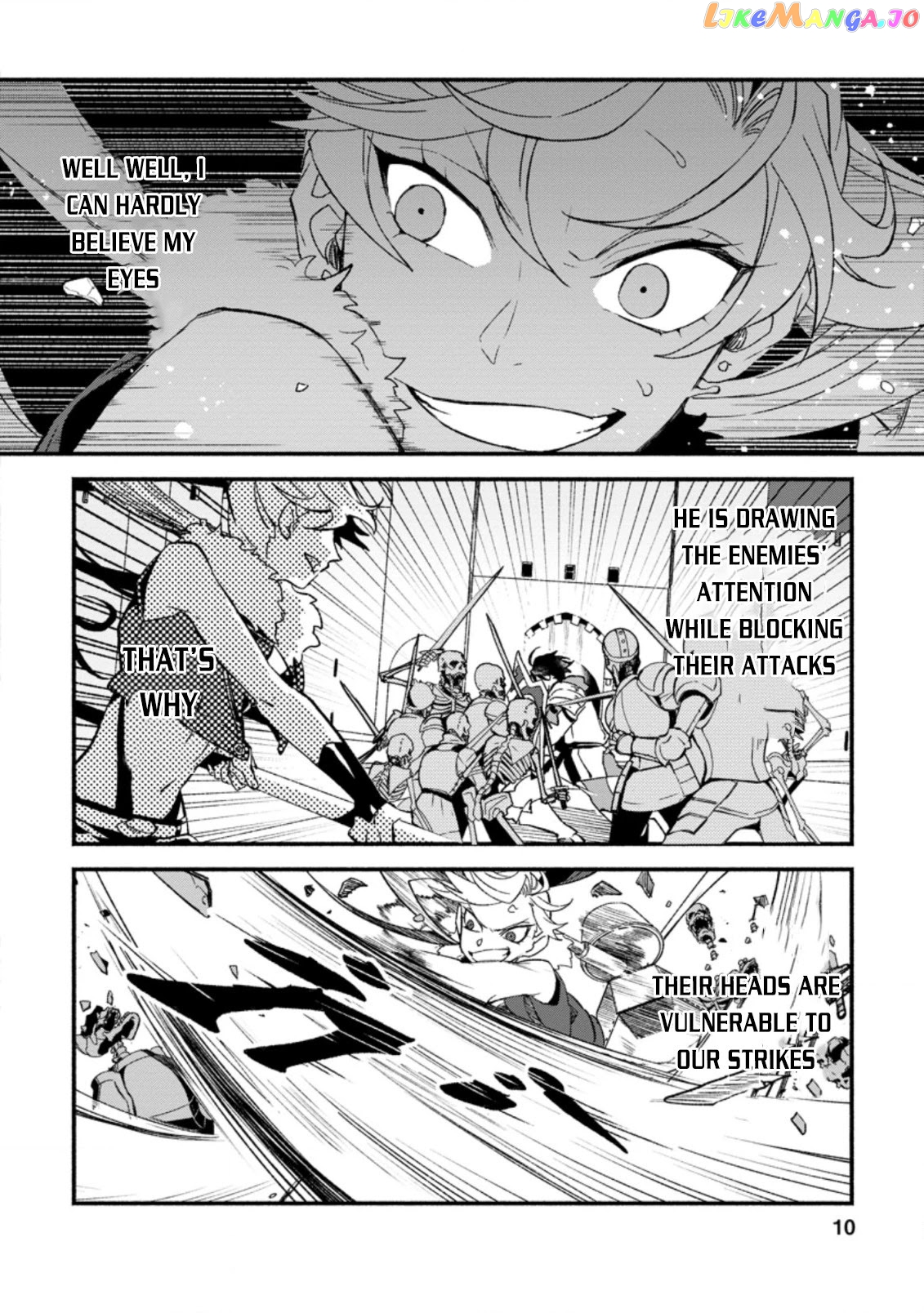 Sono Monban, Saikyou Nitsuki Tsuihou Sareta Bougyo Ryoku 9999 No Senshi, Outo No Monban Toshite Musou Suru chapter 6 - page 8