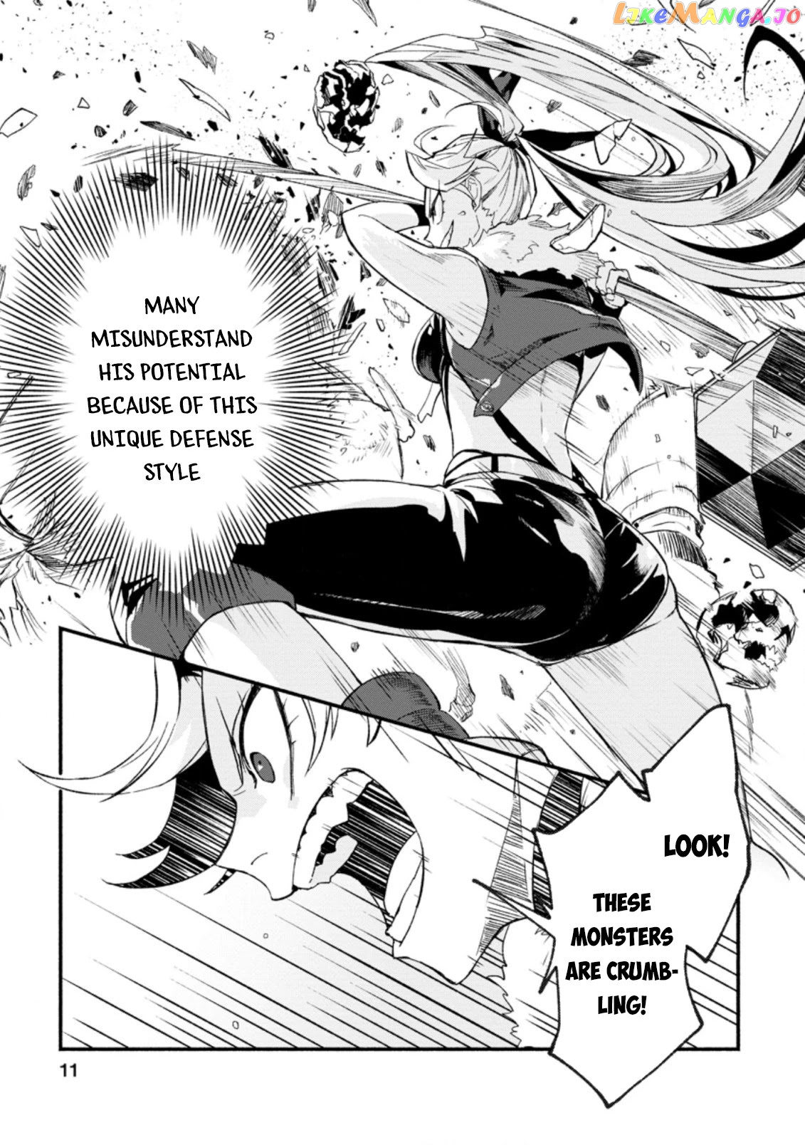 Sono Monban, Saikyou Nitsuki Tsuihou Sareta Bougyo Ryoku 9999 No Senshi, Outo No Monban Toshite Musou Suru chapter 6 - page 9