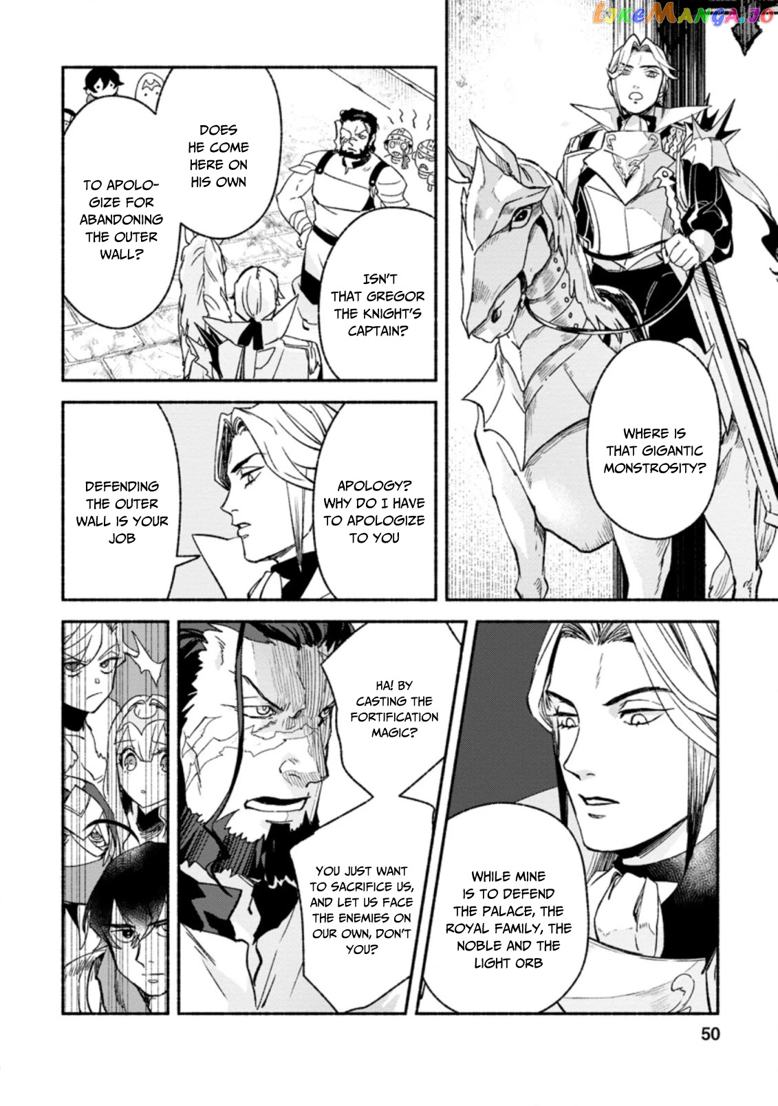Sono Monban, Saikyou Nitsuki Tsuihou Sareta Bougyo Ryoku 9999 No Senshi, Outo No Monban Toshite Musou Suru chapter 7.2 - page 9