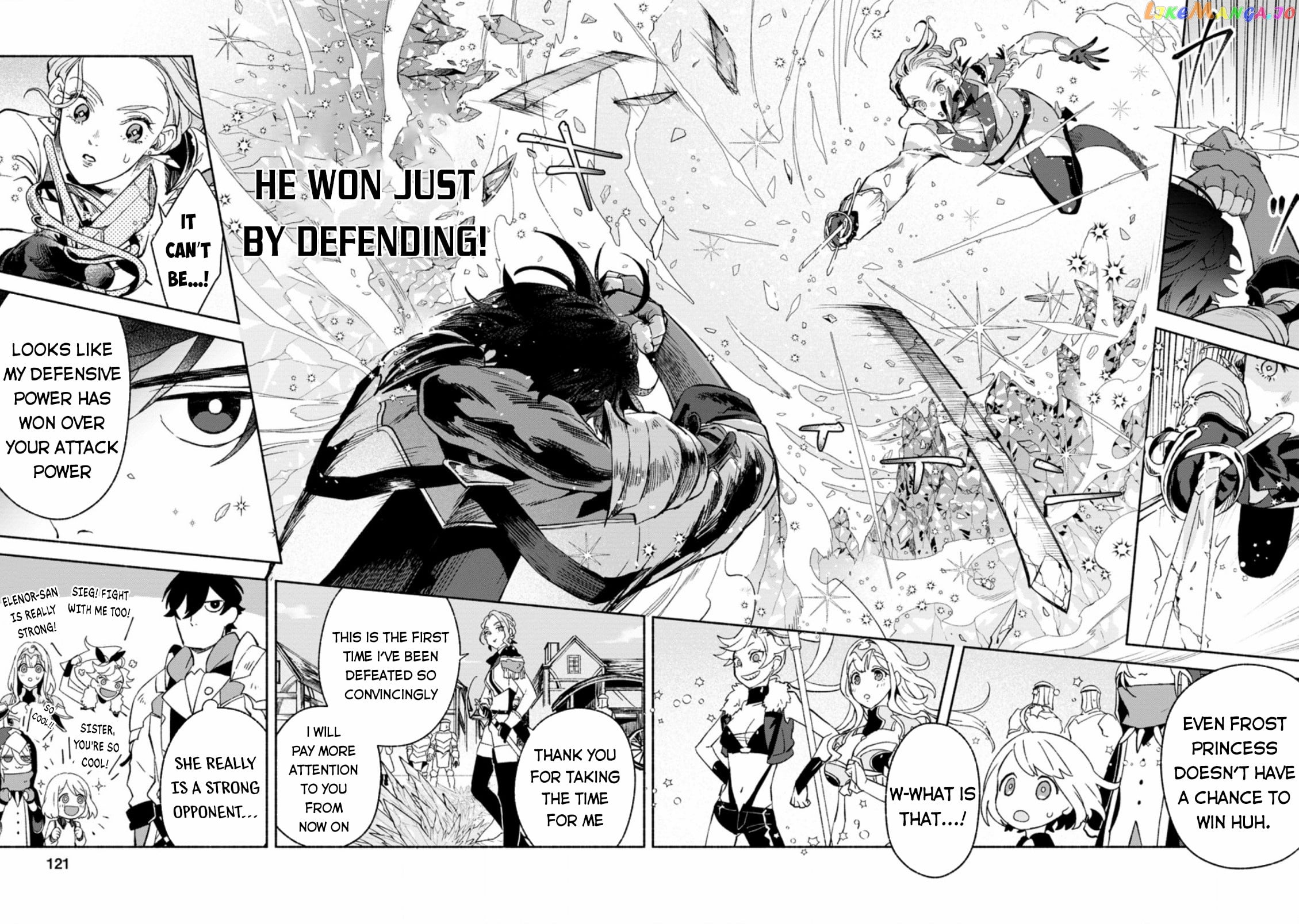 Sono Monban, Saikyou Nitsuki Tsuihou Sareta Bougyo Ryoku 9999 No Senshi, Outo No Monban Toshite Musou Suru chapter 9 - page 23