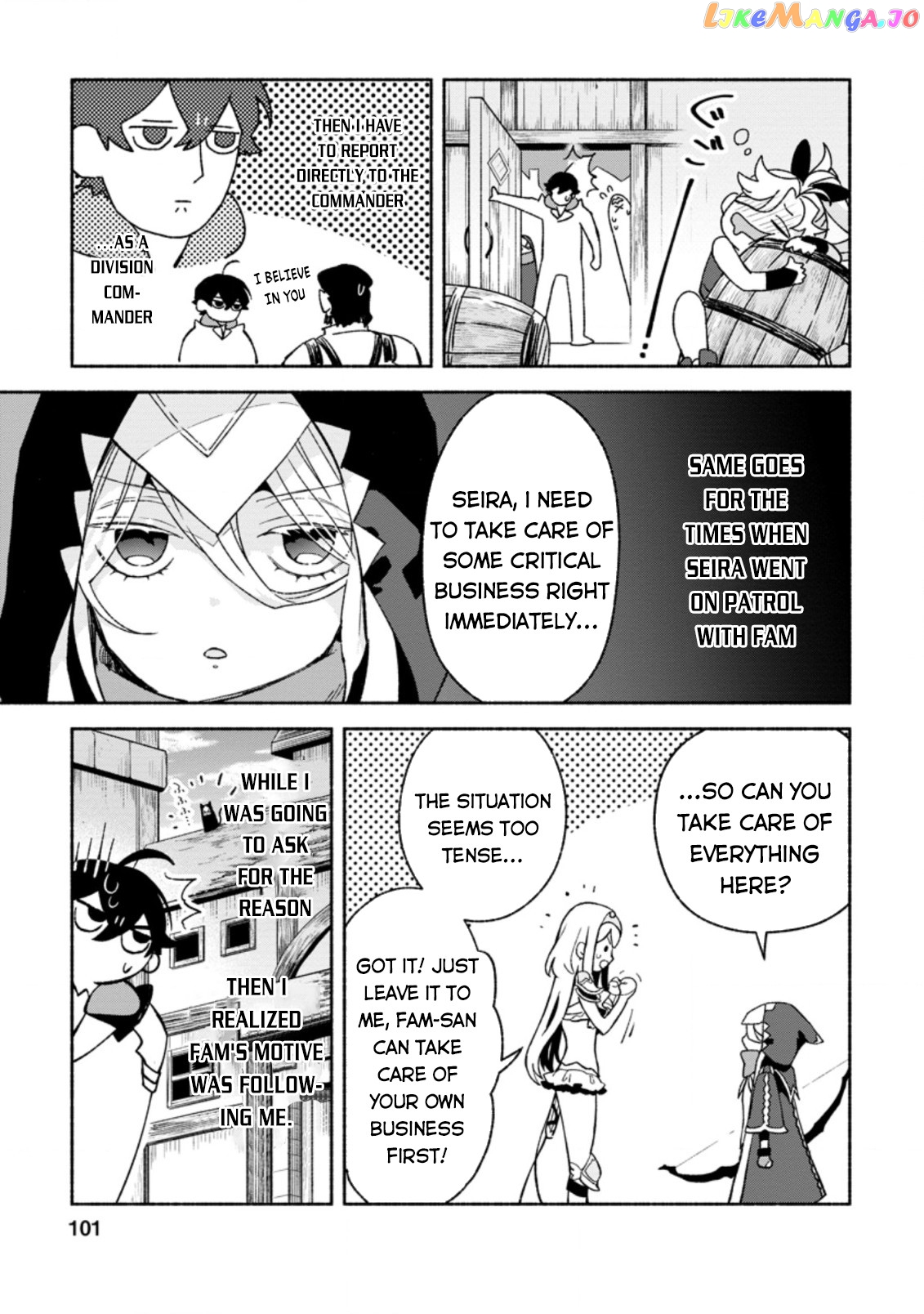 Sono Monban, Saikyou Nitsuki Tsuihou Sareta Bougyo Ryoku 9999 No Senshi, Outo No Monban Toshite Musou Suru chapter 9 - page 4