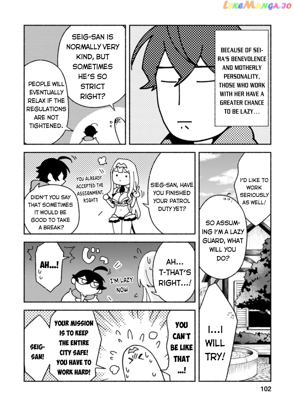 Sono Monban, Saikyou Nitsuki Tsuihou Sareta Bougyo Ryoku 9999 No Senshi, Outo No Monban Toshite Musou Suru chapter 9 - page 5