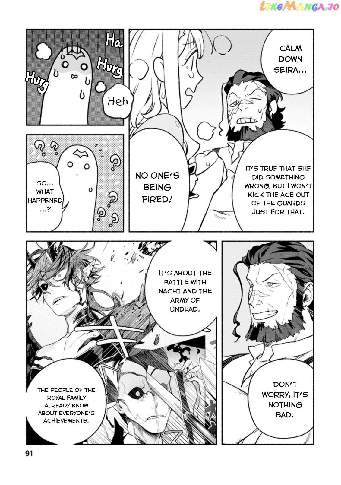 Sono Monban, Saikyou Nitsuki Tsuihou Sareta Bougyo Ryoku 9999 No Senshi, Outo No Monban Toshite Musou Suru chapter 13 - page 28