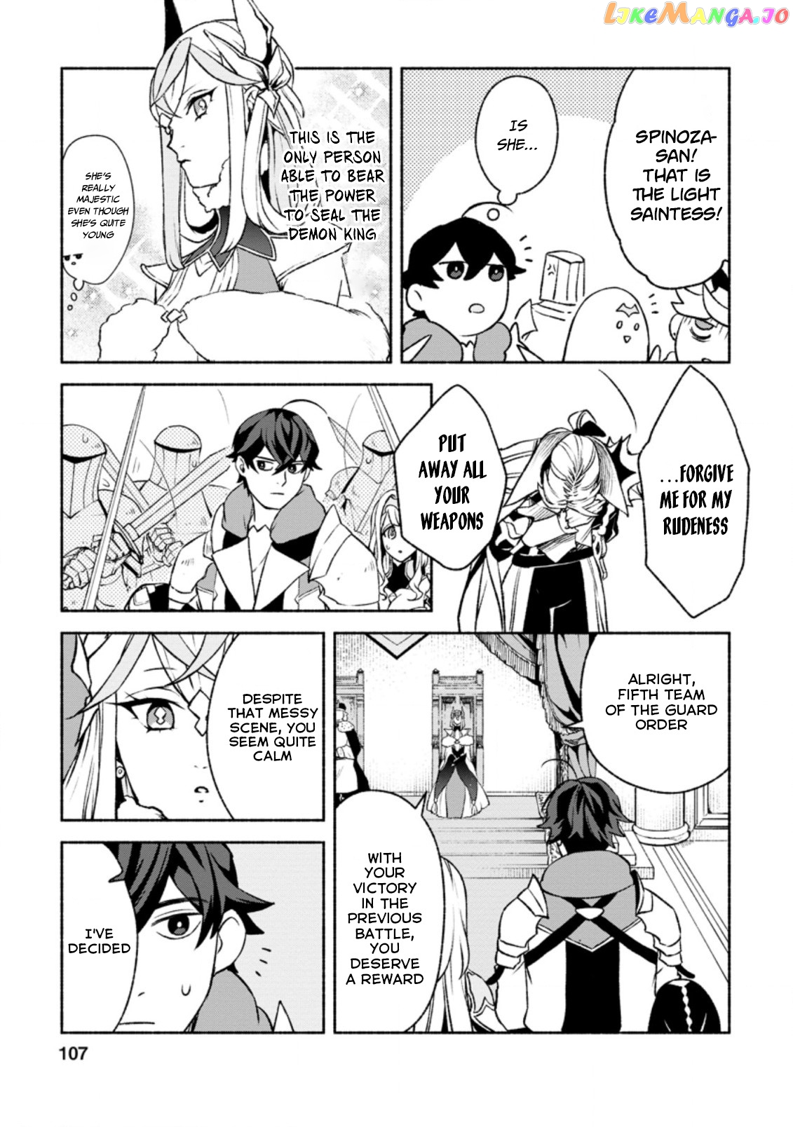 Sono Monban, Saikyou Nitsuki Tsuihou Sareta Bougyo Ryoku 9999 No Senshi, Outo No Monban Toshite Musou Suru chapter 14.2 - page 6