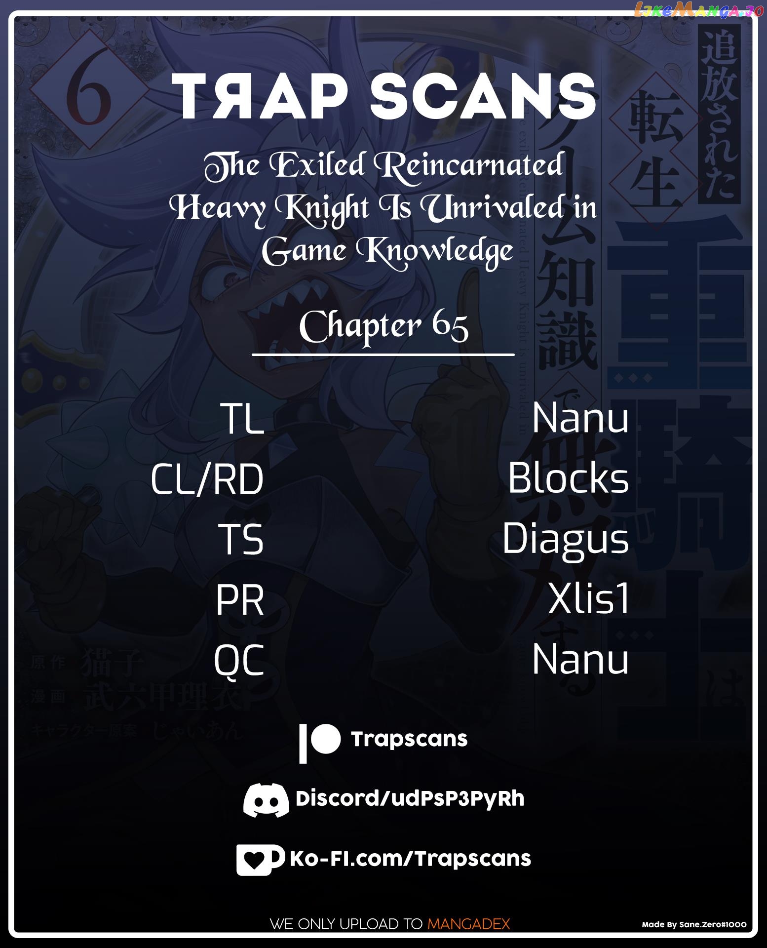 The Exiled Reincarnated Heavy Knight Is Unrivaled In Game Knowledge chapter 65 - page 1