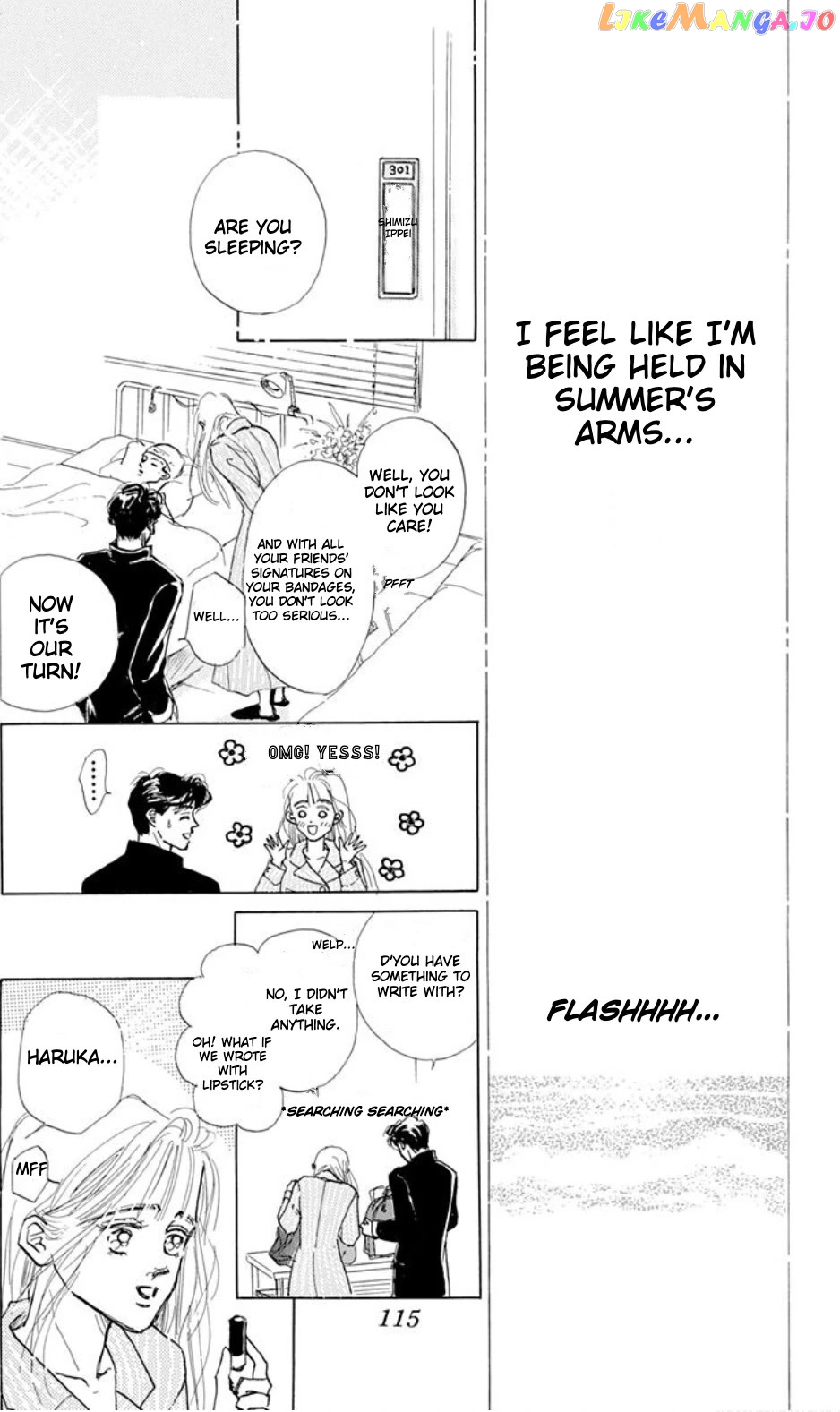 Marine Blue No Kaze Ni Dakarete chapter 7.5 - page 17
