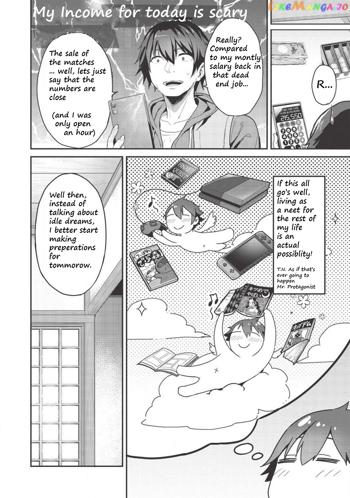 Itsudemo Jitaku Ni Kaerareru Ore Wa, Isekai De Gyoushounin O Hajimemashita chapter 3.5 - page 4