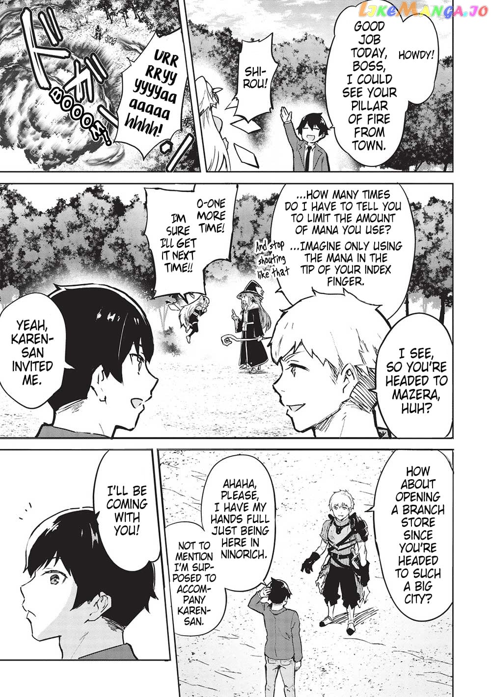 Itsudemo Jitaku Ni Kaerareru Ore Wa, Isekai De Gyoushounin O Hajimemashita chapter 41 - page 5