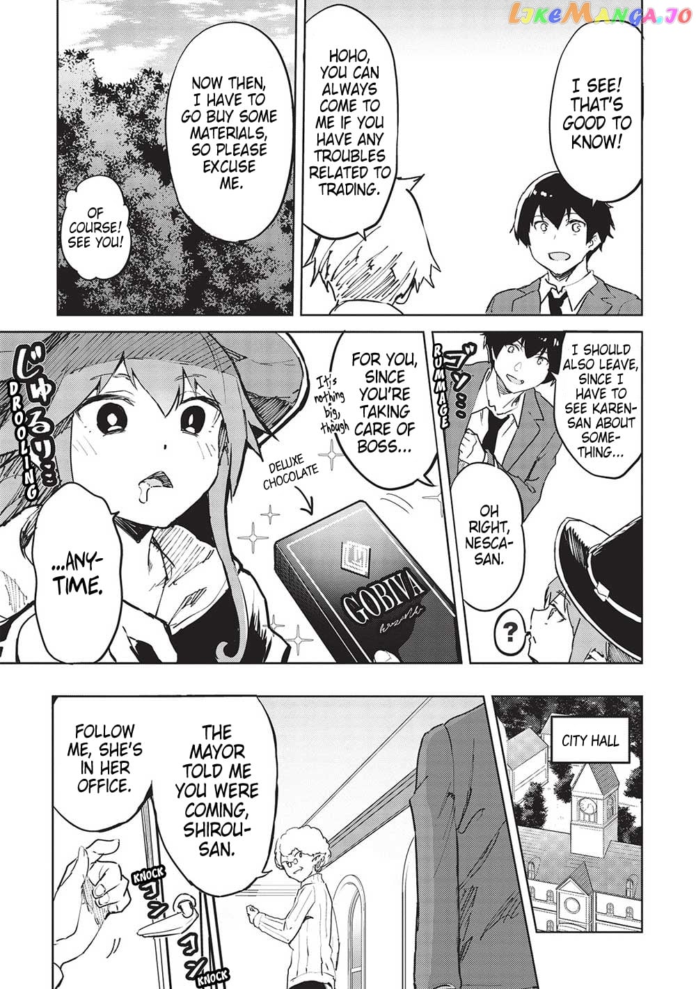 Itsudemo Jitaku Ni Kaerareru Ore Wa, Isekai De Gyoushounin O Hajimemashita chapter 41 - page 9