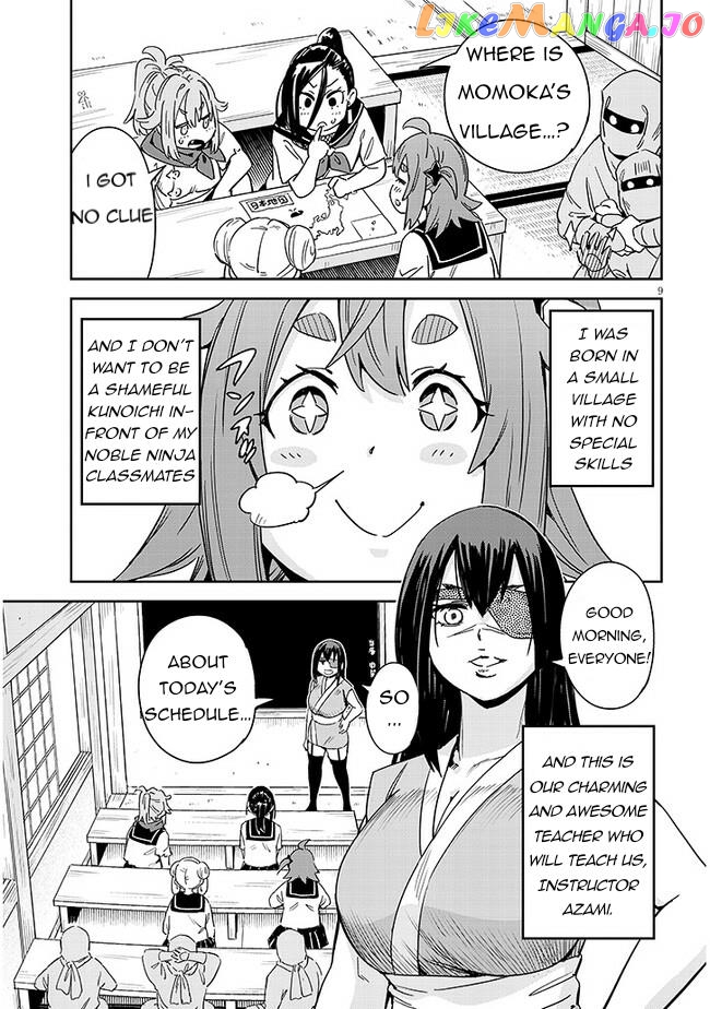 Kunoichi Momoka Tabegoro Desu? chapter 1 - page 10