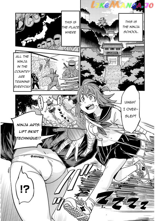 Kunoichi Momoka Tabegoro Desu? chapter 1 - page 4