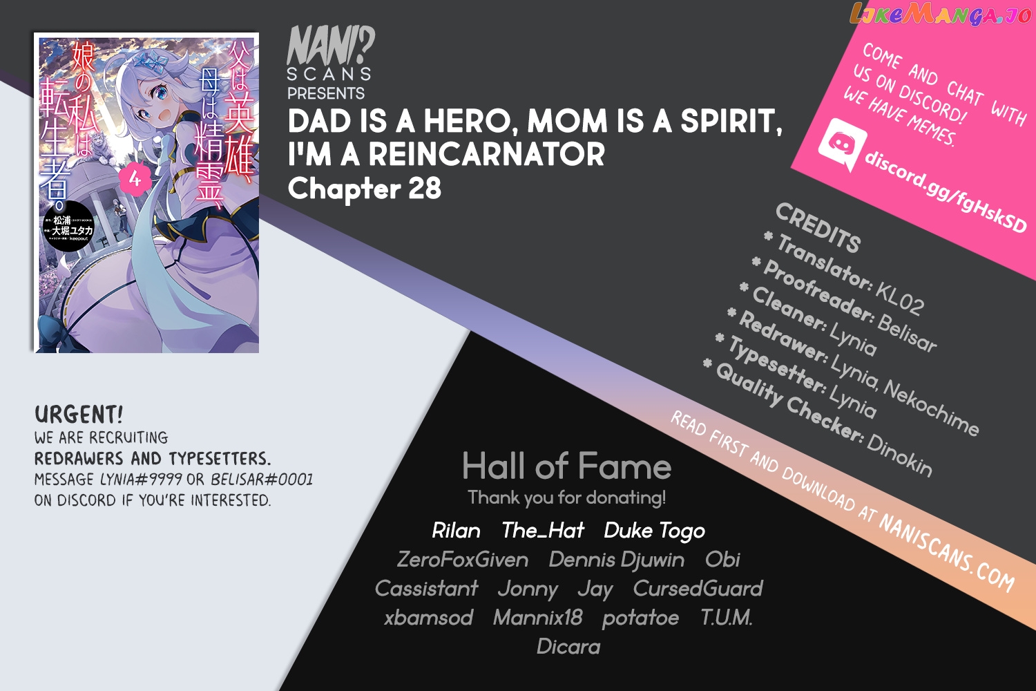 Dad Is A Hero, Mom Is A Spirit, I’m A Reincarnator chapter 28 - page 1