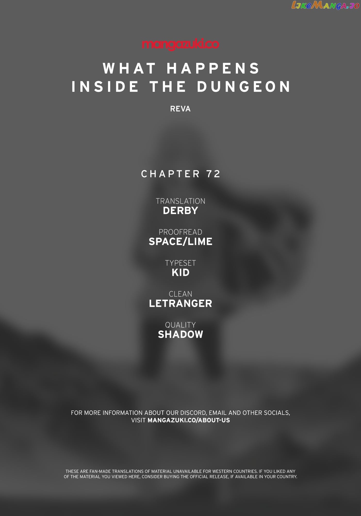 What Happens Inside the Dungeon chapter 72 - page 1