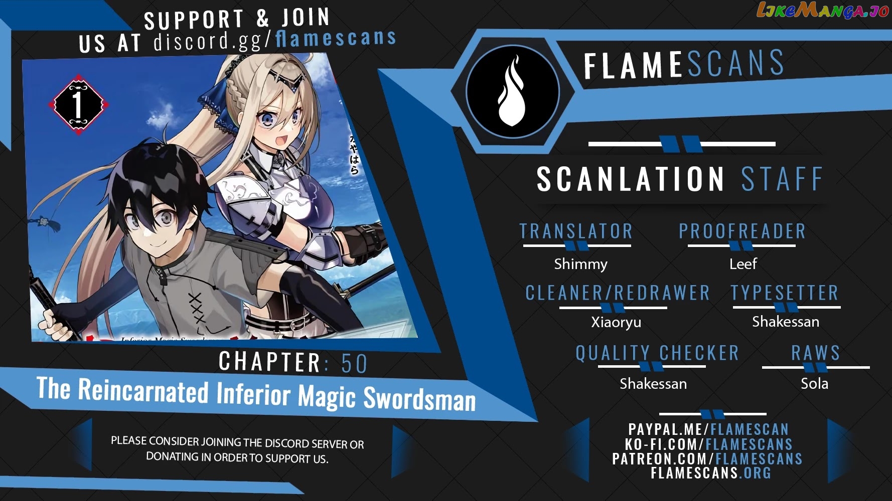 The Reincarnated Inferior Magic Swordsman chapter 50 - page 1