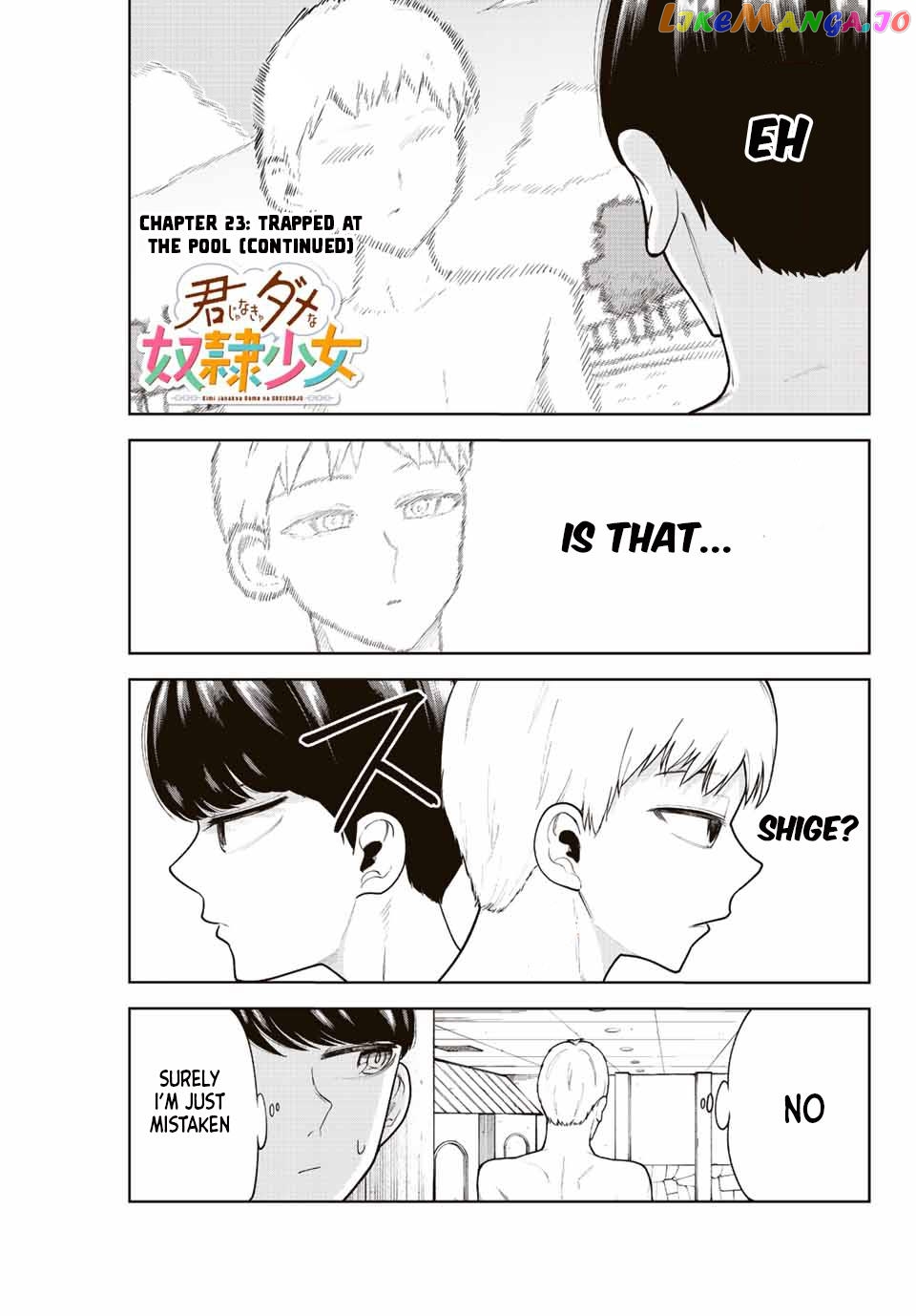Kimi Janakya Dame Na Dorei Shoujo chapter 23 - page 1