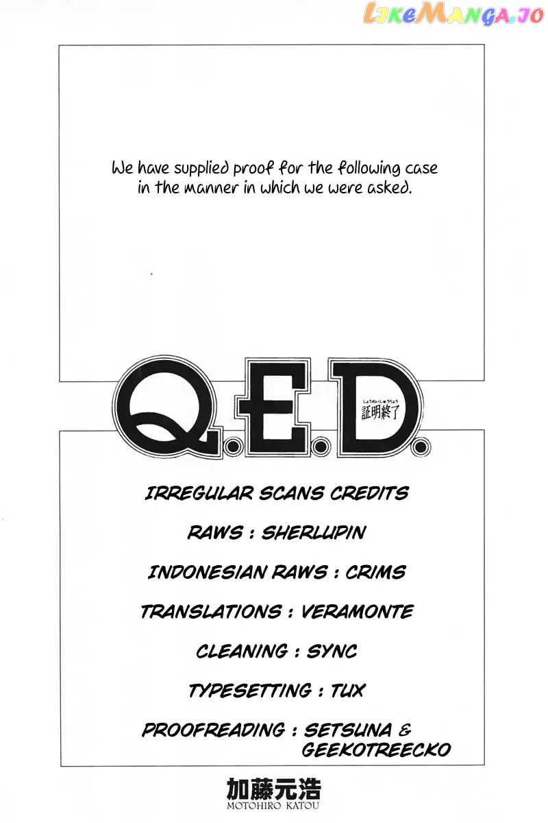 Q.e.d. – Shoumei Shuuryou chapter 42.1 - page 2