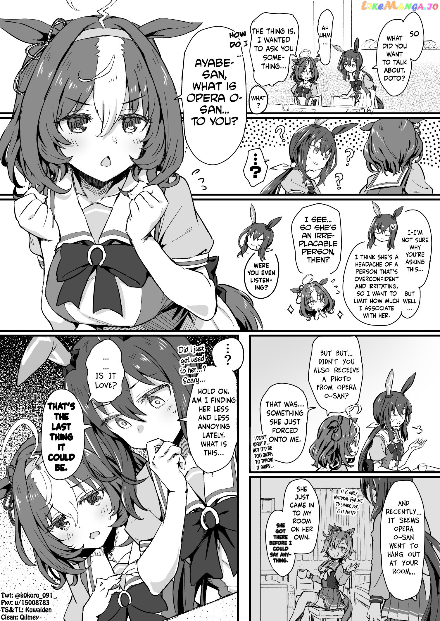 Kokoro-Sensei's Umamusume Shorts (Doujinshi) chapter 8 - page 1