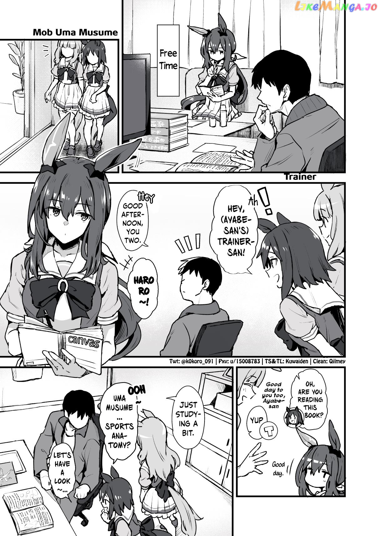 Kokoro-Sensei's Umamusume Shorts (Doujinshi) chapter 54 - page 1