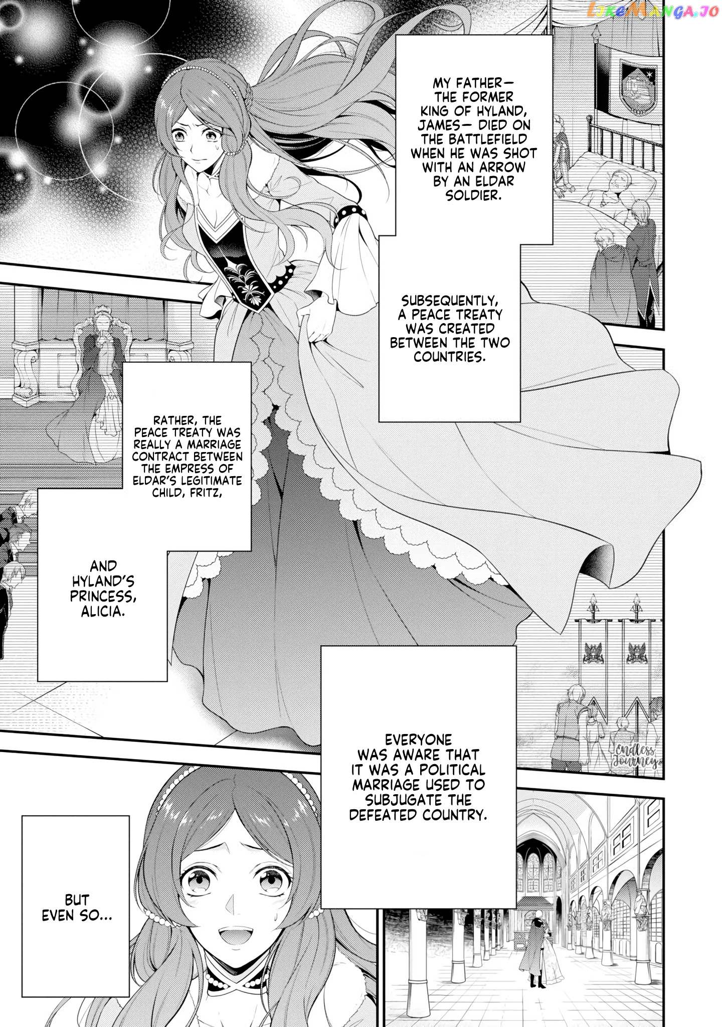 Princess Blue Rose and Rebuilding Kingdom chapter 1.1 - page 7