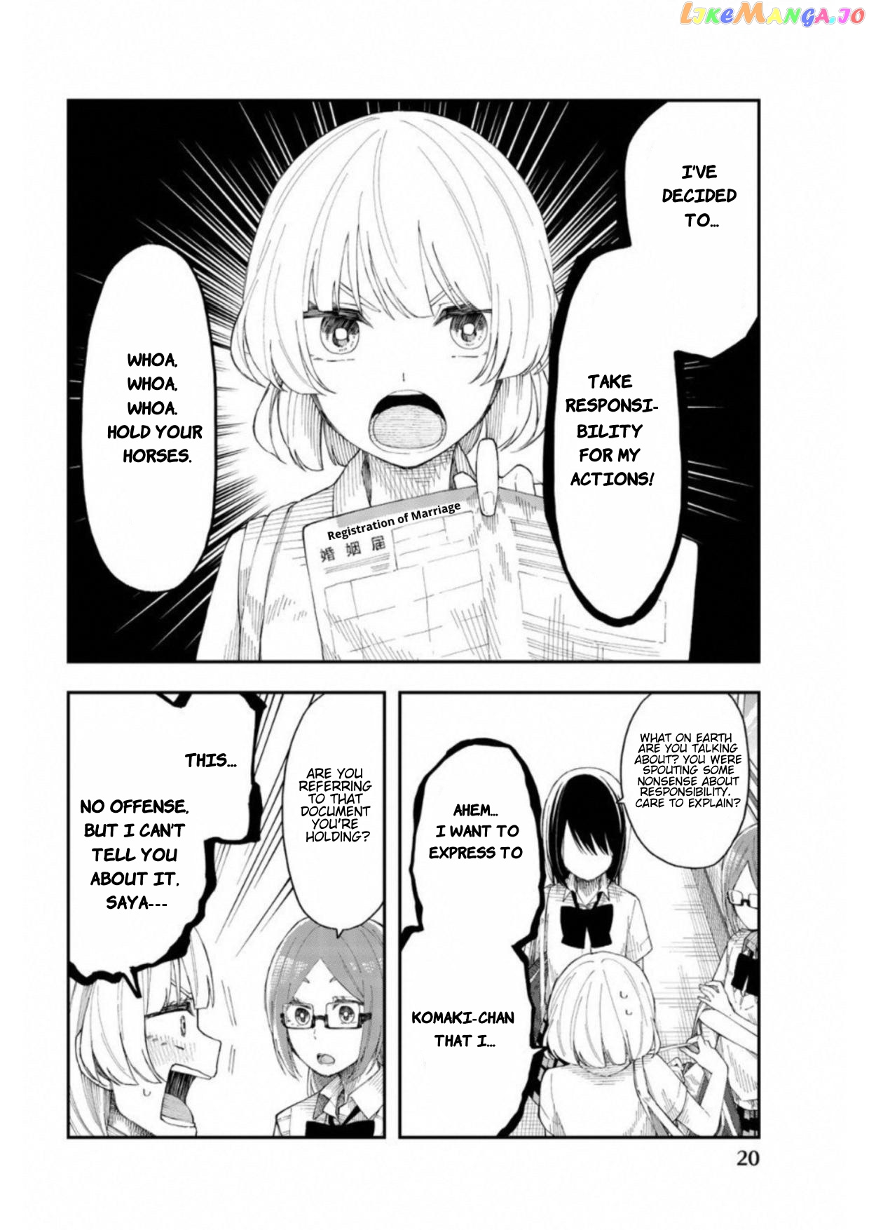Shouraiteki ni Shinde Kure chapter 19 - page 21