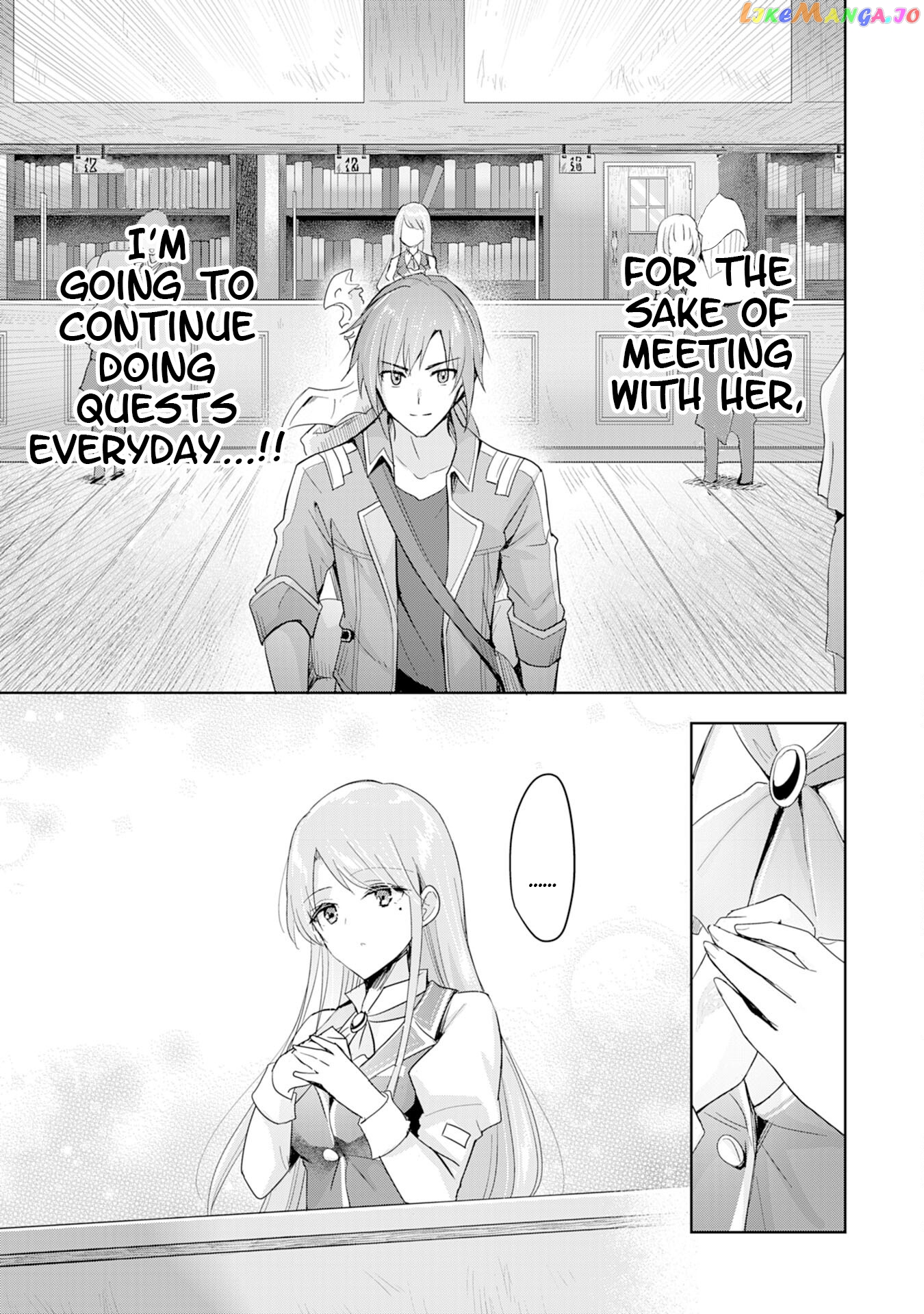 Uketsukejo Ni Kokuhaku Shitakute Guild Ni Kayoitsumetara Eiyu Ni Natteta chapter 1 - page 31