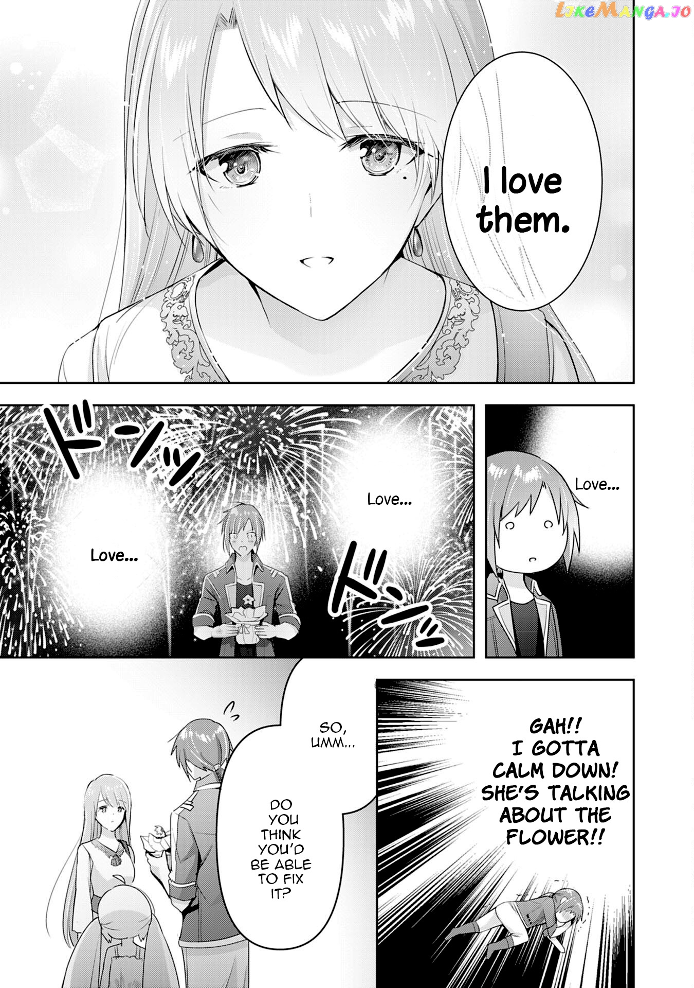 Uketsukejo Ni Kokuhaku Shitakute Guild Ni Kayoitsumetara Eiyu Ni Natteta chapter 4 - page 17
