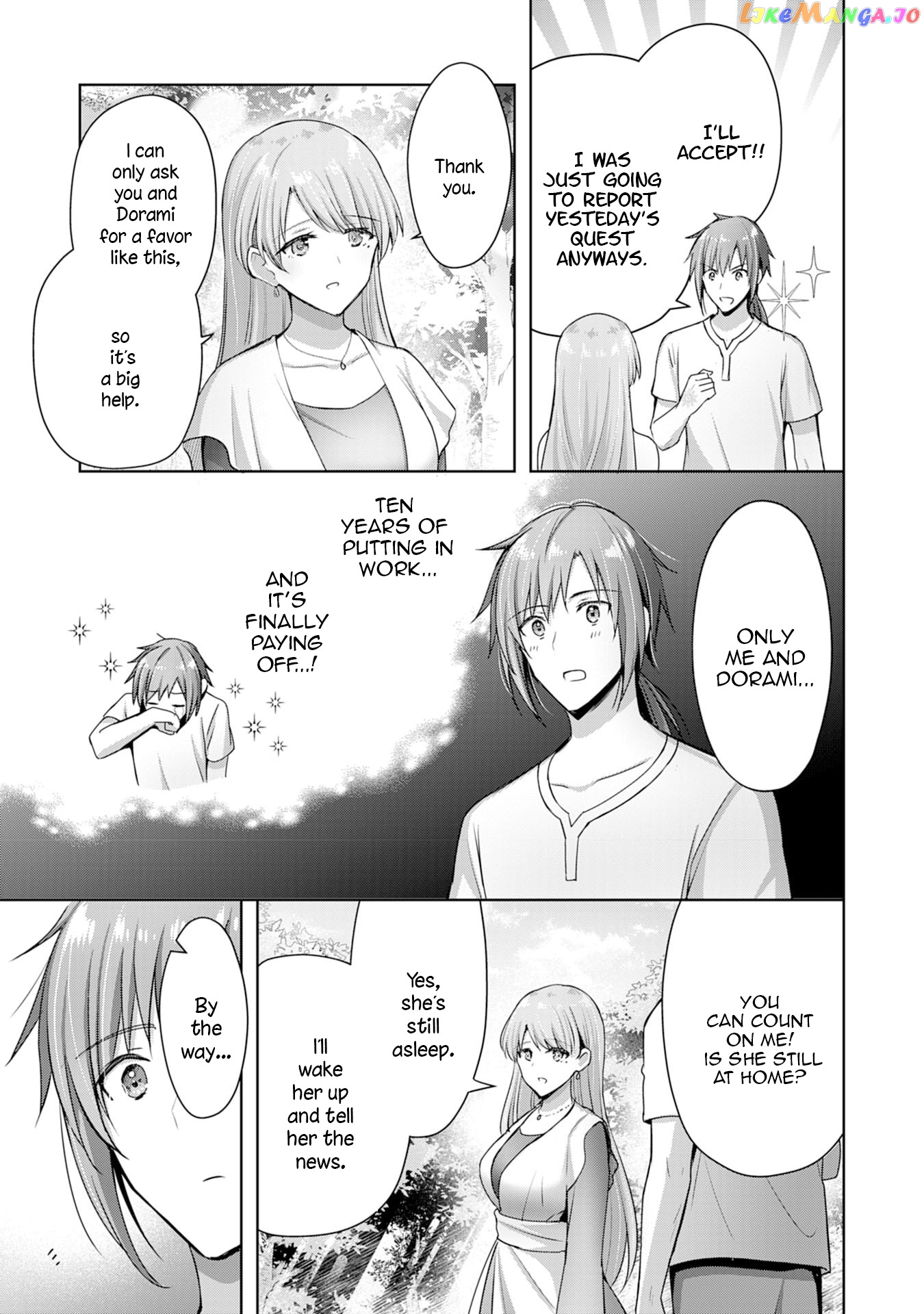 Uketsukejo Ni Kokuhaku Shitakute Guild Ni Kayoitsumetara Eiyu Ni Natteta chapter 10 - page 3