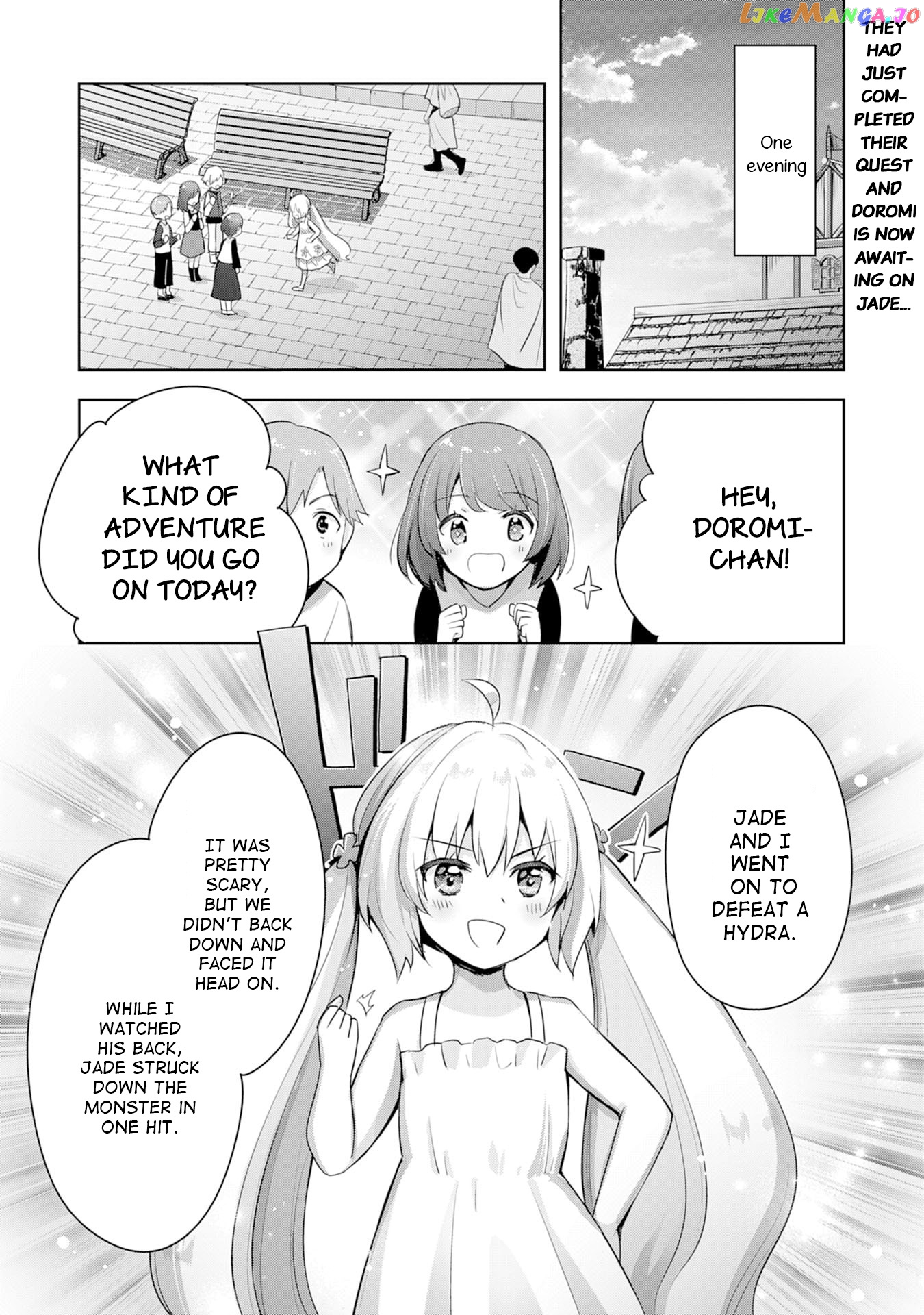 Uketsukejo Ni Kokuhaku Shitakute Guild Ni Kayoitsumetara Eiyu Ni Natteta chapter 7 - page 1