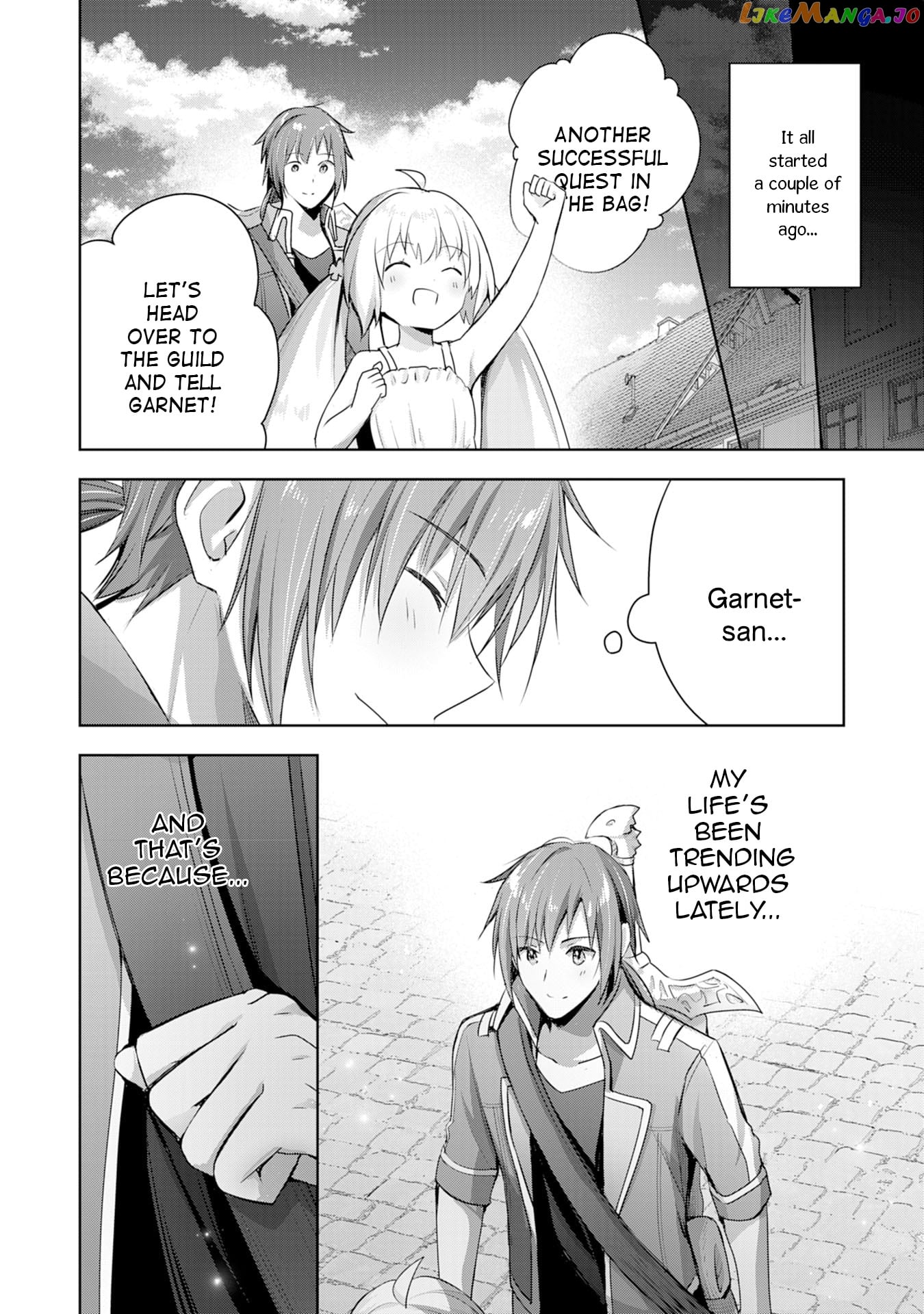 Uketsukejo Ni Kokuhaku Shitakute Guild Ni Kayoitsumetara Eiyu Ni Natteta chapter 7 - page 4