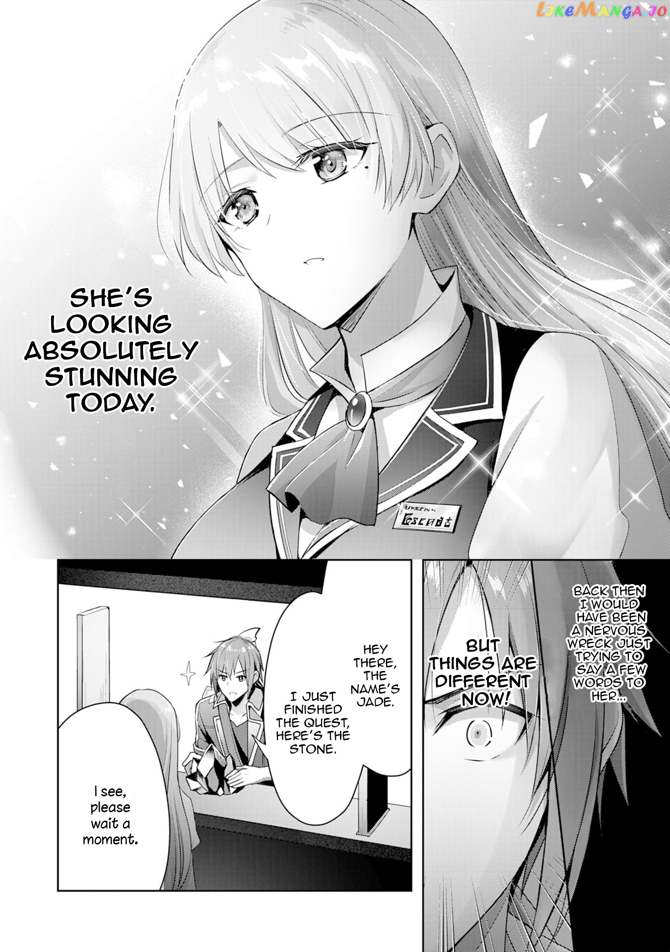 Uketsukejo Ni Kokuhaku Shitakute Guild Ni Kayoitsumetara Eiyu Ni Natteta chapter 7 - page 6