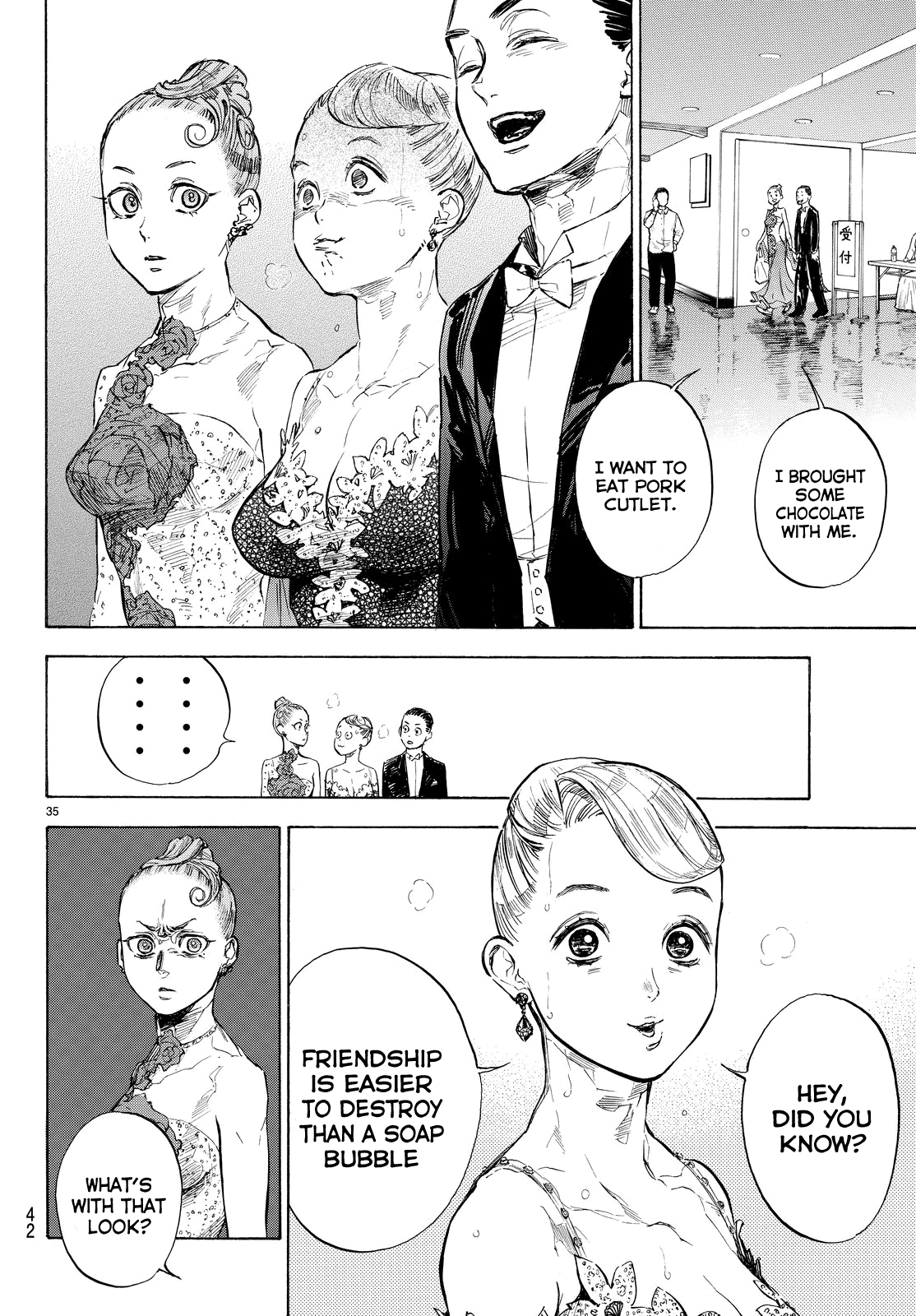 Ballroom E Youkoso chapter 39 - page 4