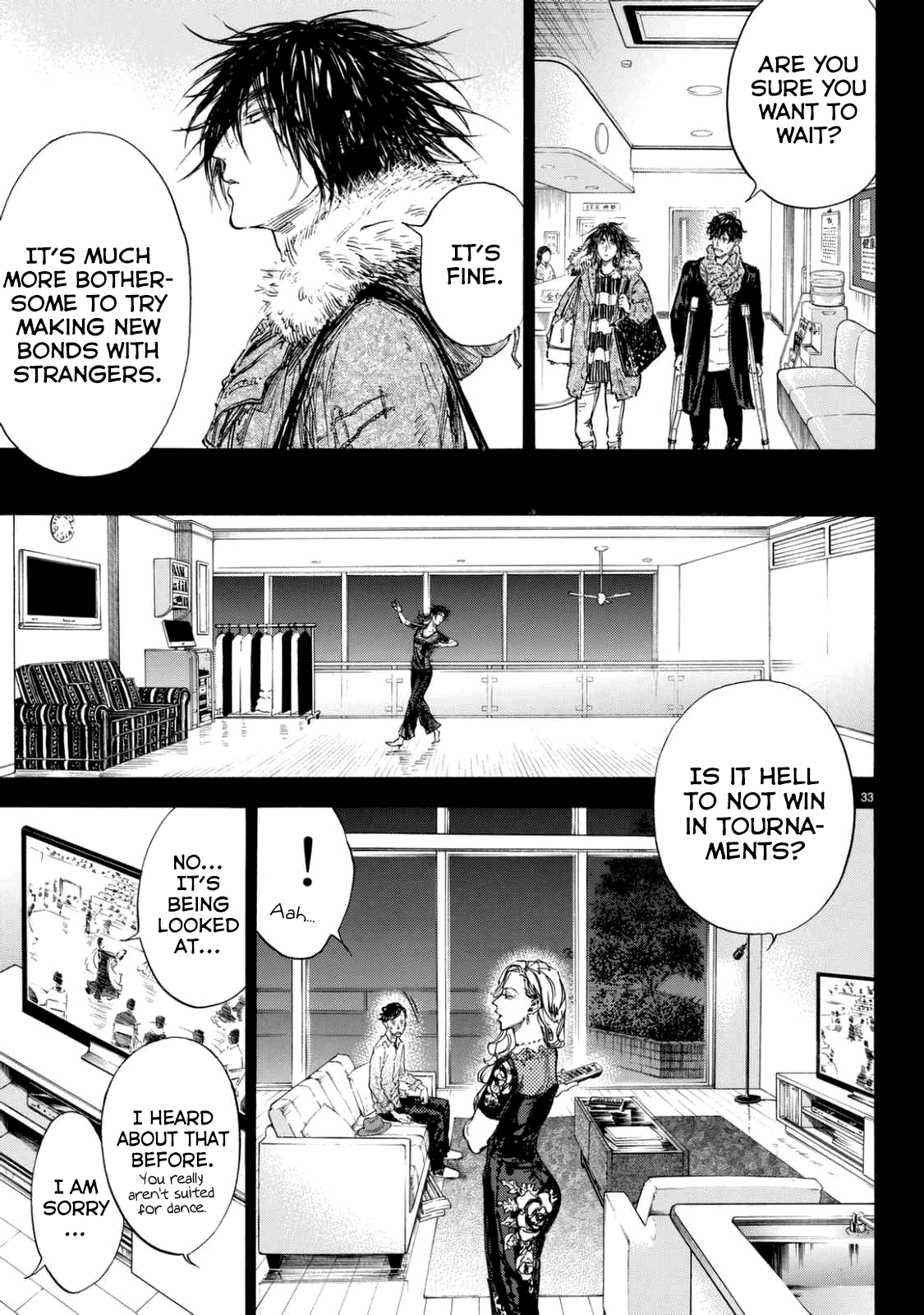Ballroom E Youkoso chapter 44 - page 33