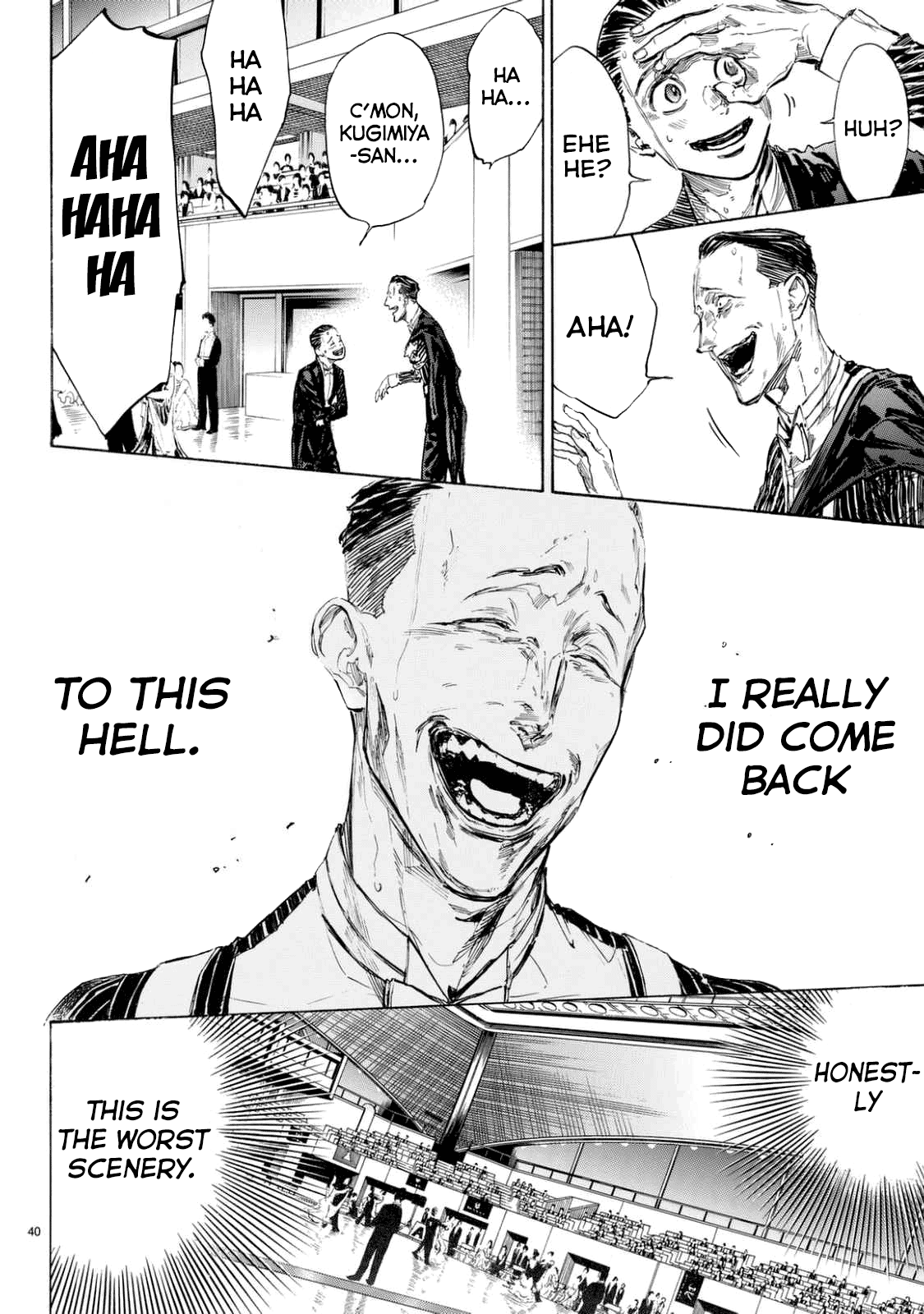 Ballroom E Youkoso chapter 44 - page 40