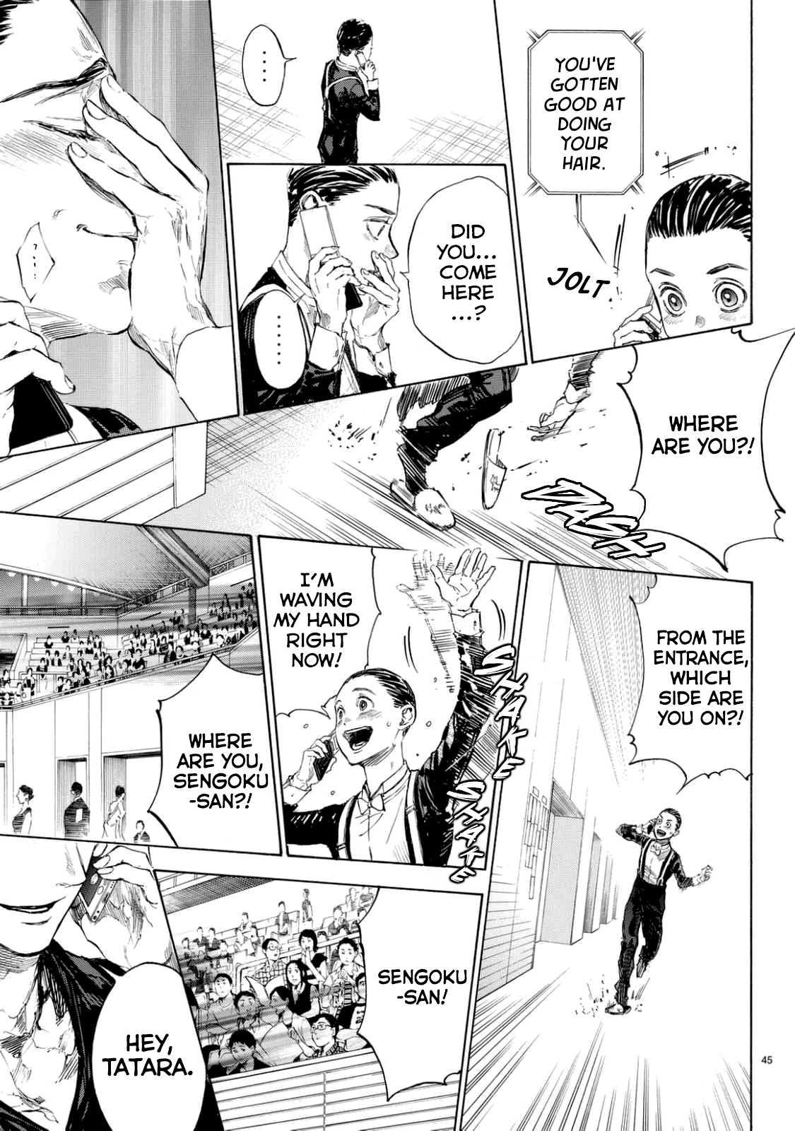 Ballroom E Youkoso chapter 44 - page 45