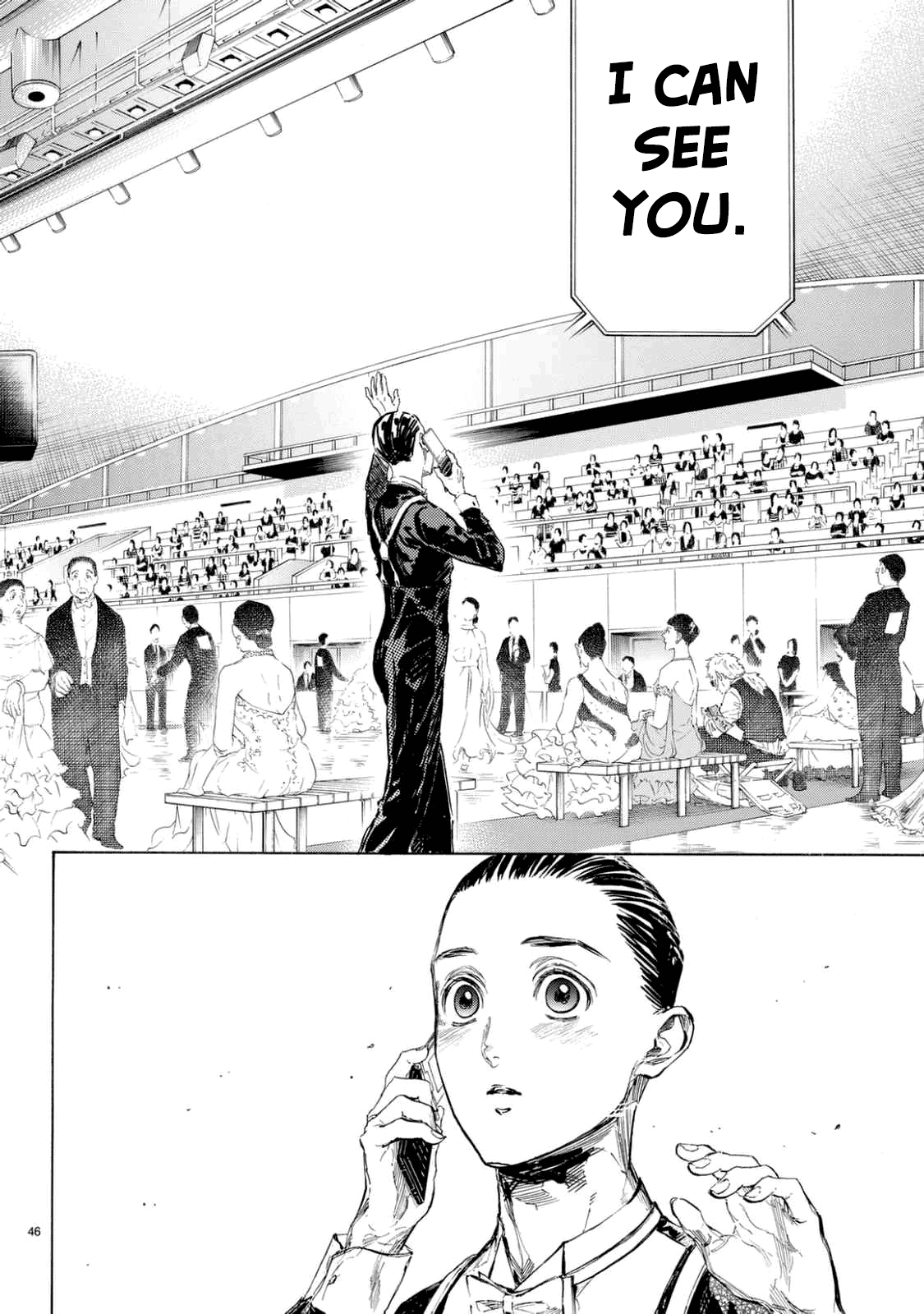 Ballroom E Youkoso chapter 44 - page 46