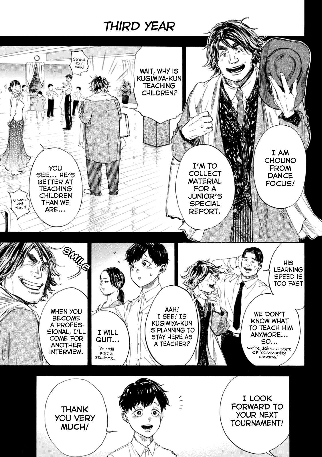 Ballroom E Youkoso chapter 44 - page 9