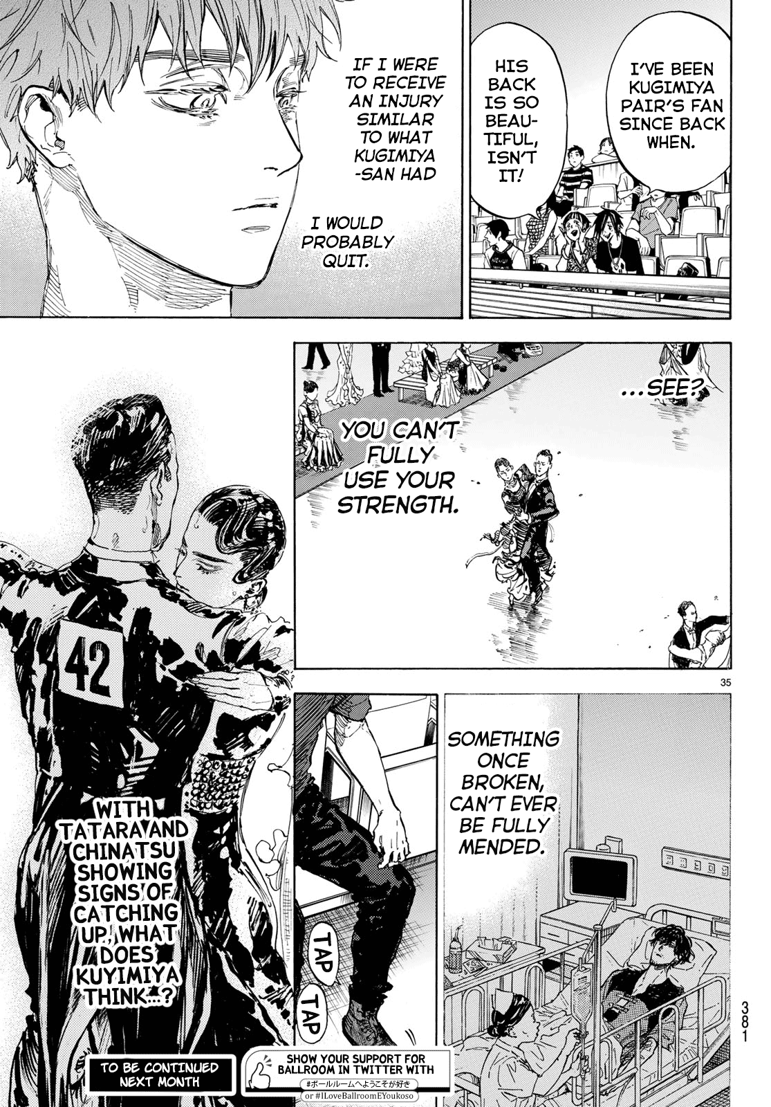 Ballroom E Youkoso chapter 47 - page 33
