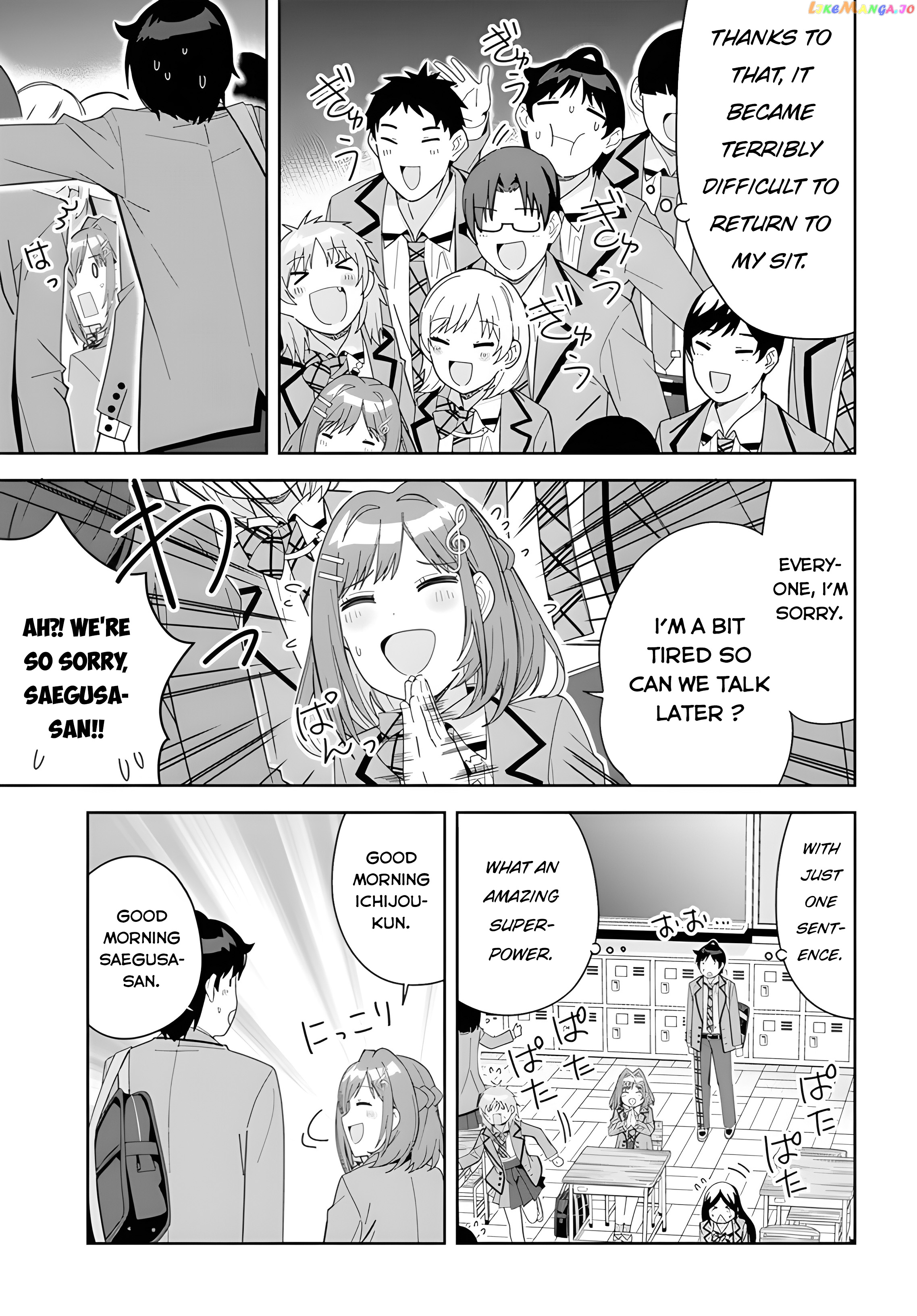 Classmate No Moto Idol Ga, Tonikaku Kyodou Fushin Nan Desu chapter 3 - page 3