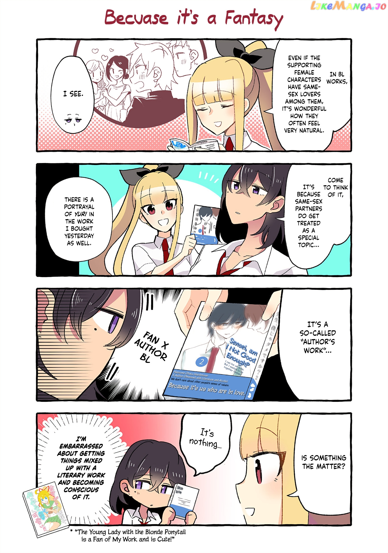 As A Result Of A Classmate’s Obsession With Yuri, I Was Exposed As An Author chapter 129 - page 2