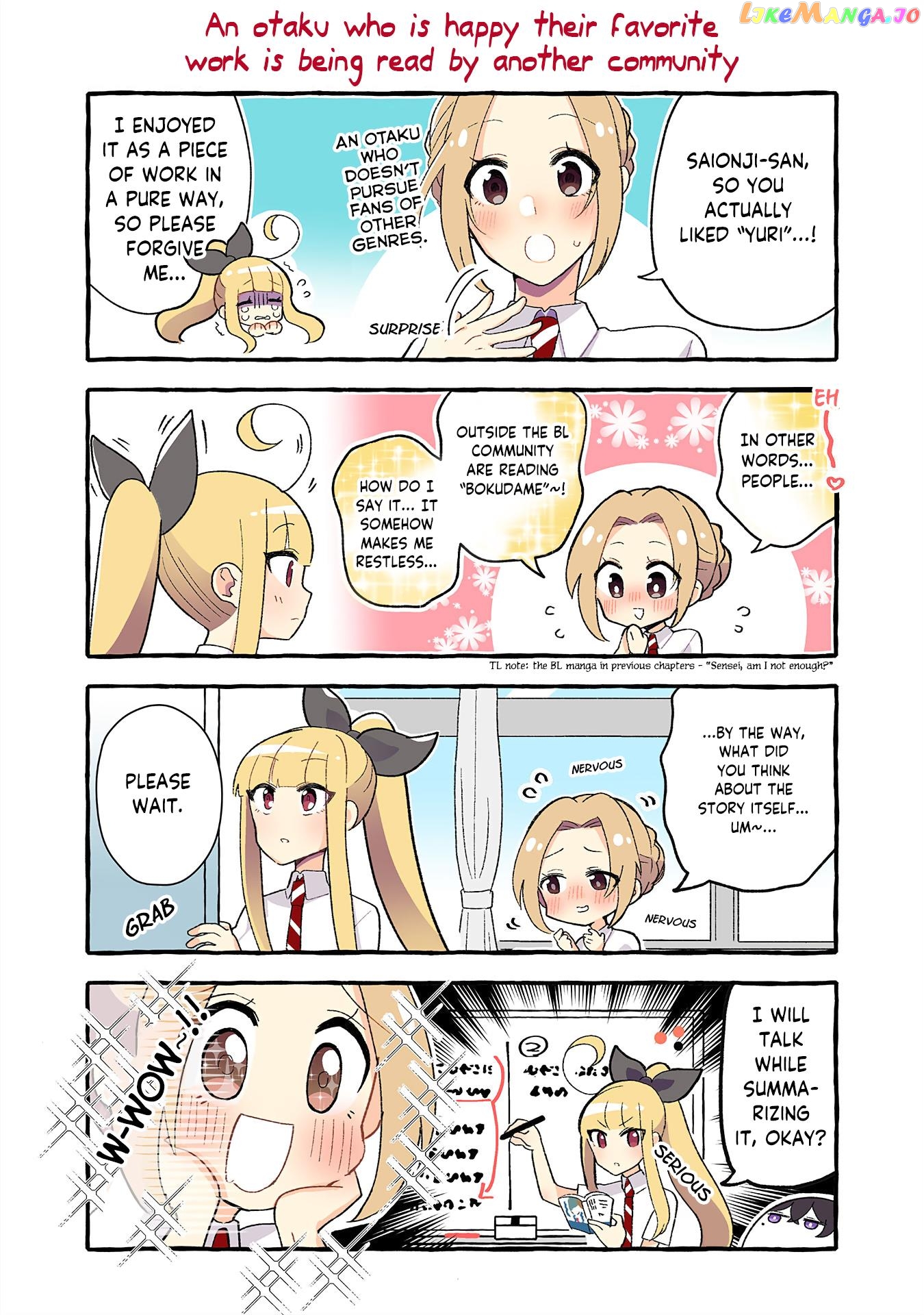 As A Result Of A Classmate’s Obsession With Yuri, I Was Exposed As An Author chapter 140 - page 2