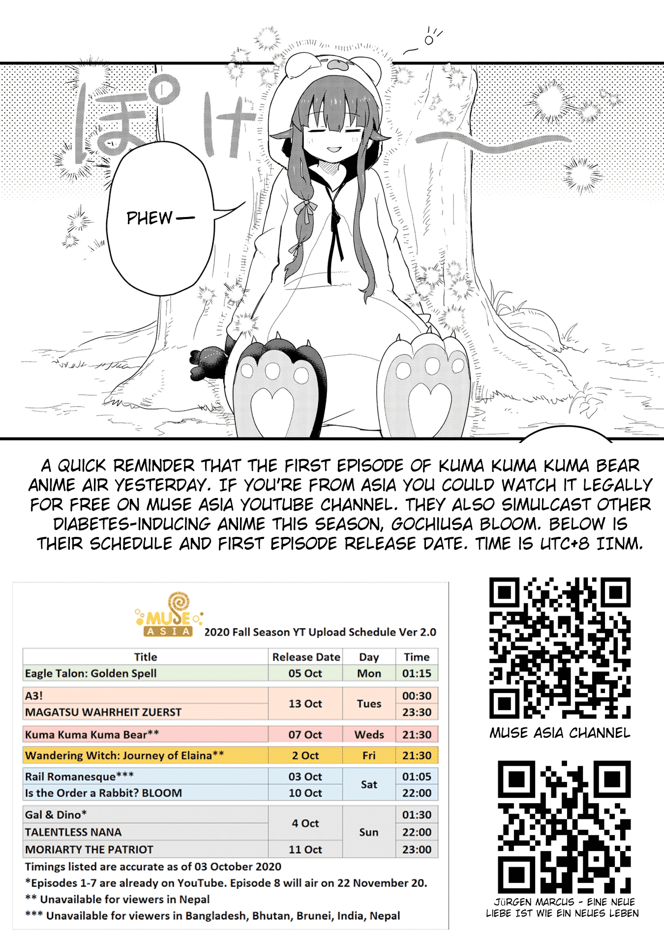 Kuma Kuma Kuma Bear chapter 52 - page 20