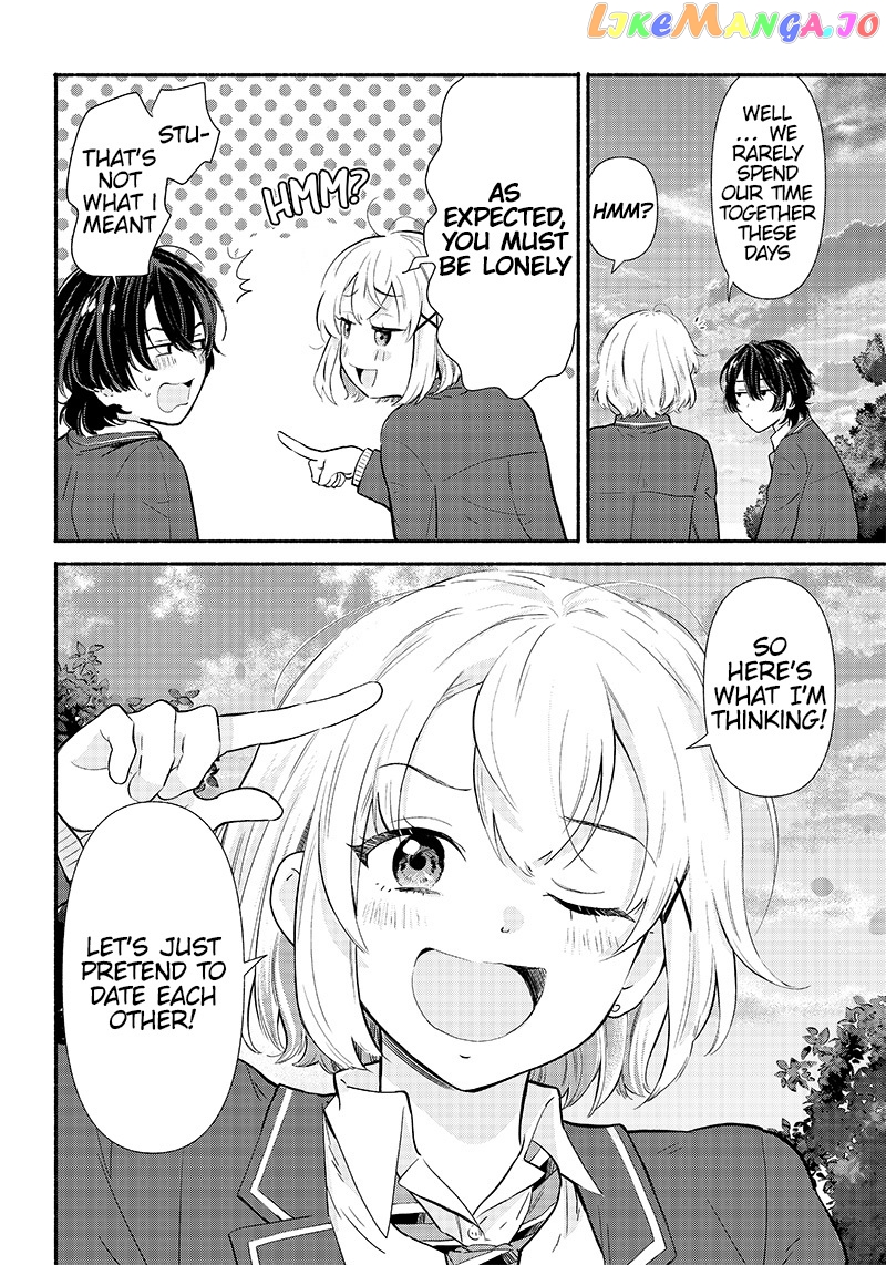 Nee, Mou Isso Tsukiacchau Osananajimi No Bishoujo Ni Tanomarete, Camo Kareshi Hajimemashita chapter 1 - page 45
