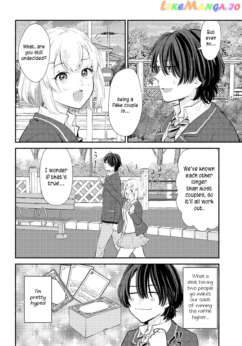 Nee, Mou Isso Tsukiacchau Osananajimi No Bishoujo Ni Tanomarete, Camo Kareshi Hajimemashita chapter 2 - page 10