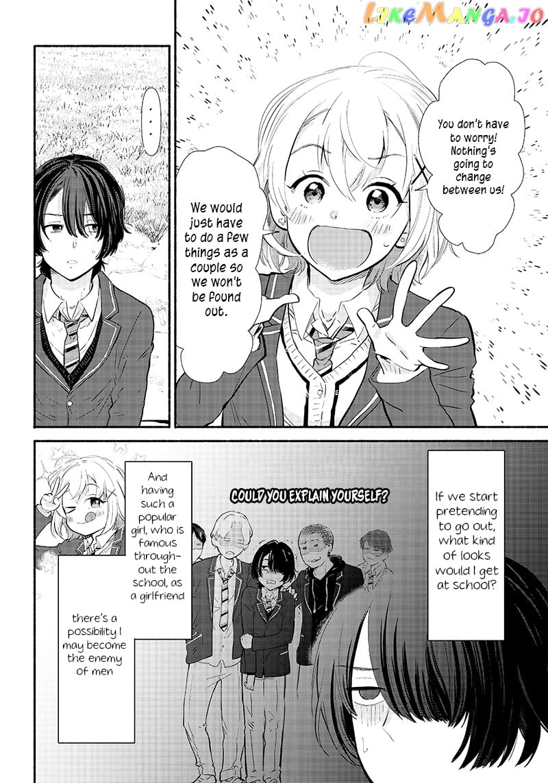 Nee, Mou Isso Tsukiacchau Osananajimi No Bishoujo Ni Tanomarete, Camo Kareshi Hajimemashita chapter 2 - page 4
