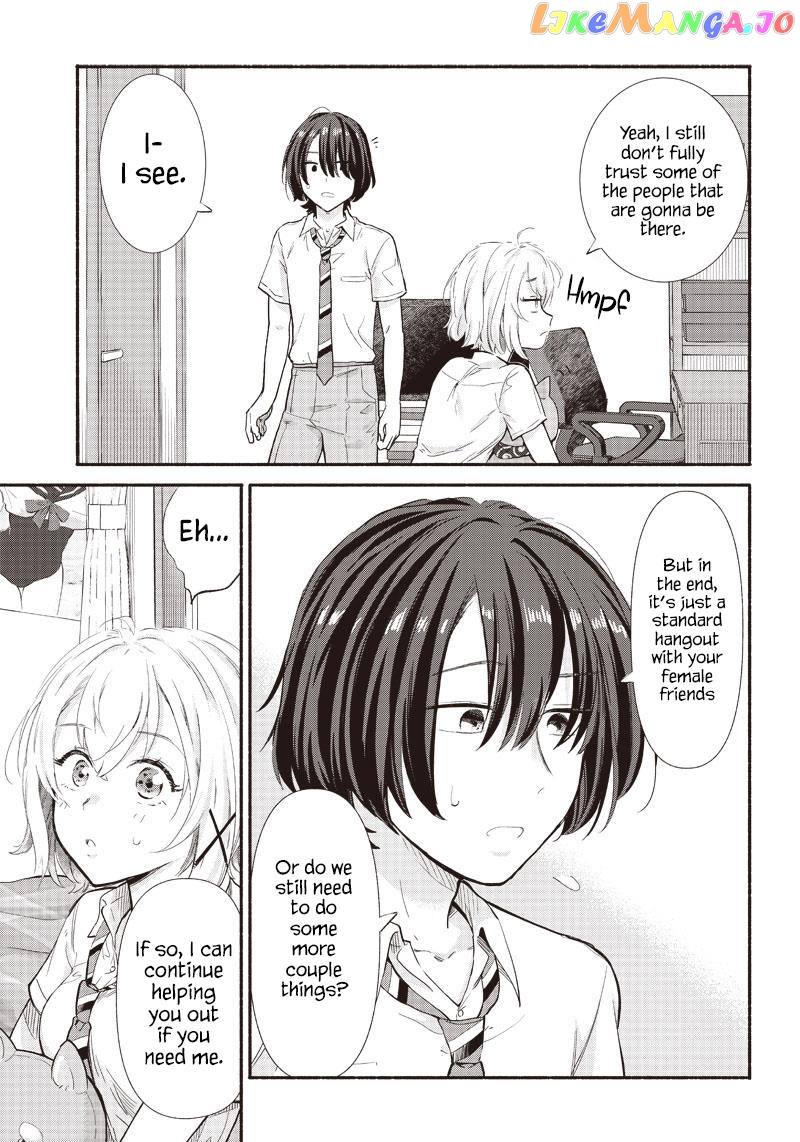 Nee, Mou Isso Tsukiacchau Osananajimi No Bishoujo Ni Tanomarete, Camo Kareshi Hajimemashita chapter 10 - page 9