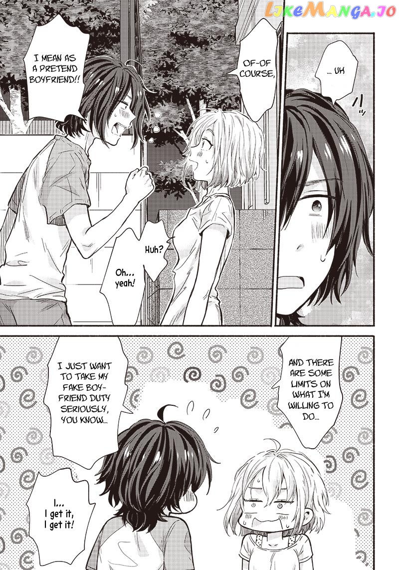 Nee, Mou Isso Tsukiacchau Osananajimi No Bishoujo Ni Tanomarete, Camo Kareshi Hajimemashita chapter 14 - page 3