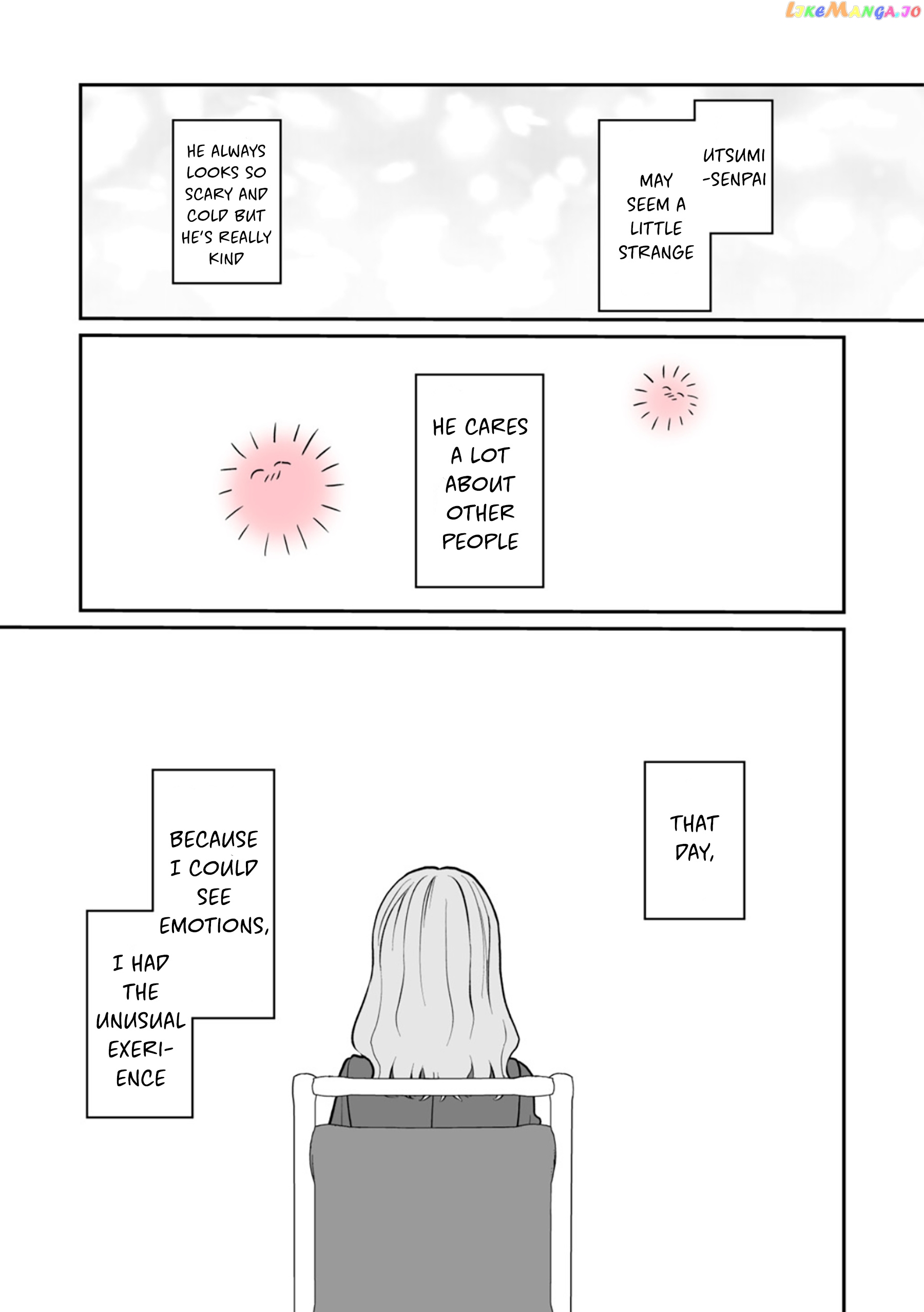 The New-Hire Who Could "Read" Emotions and the Unsociable Senpai chapter 5.1 - page 8