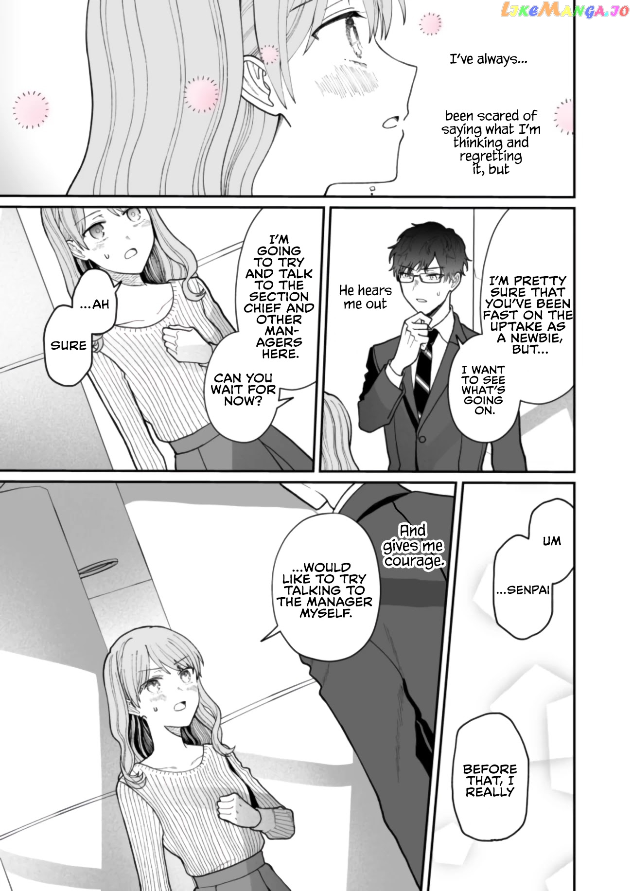 The New-Hire Who Could "Read" Emotions and the Unsociable Senpai chapter 14 - page 15