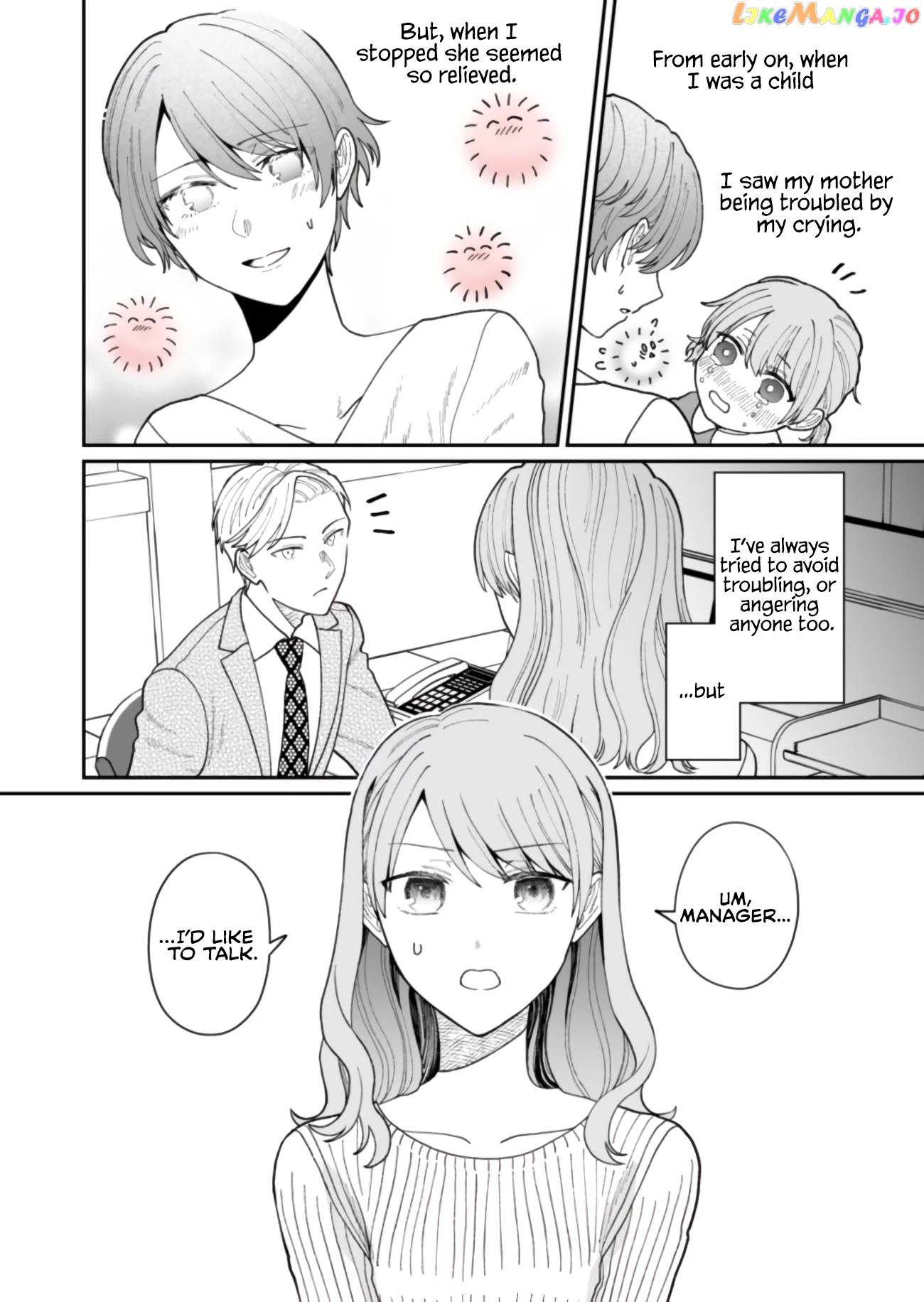 The New-Hire Who Could "Read" Emotions and the Unsociable Senpai chapter 14 - page 16